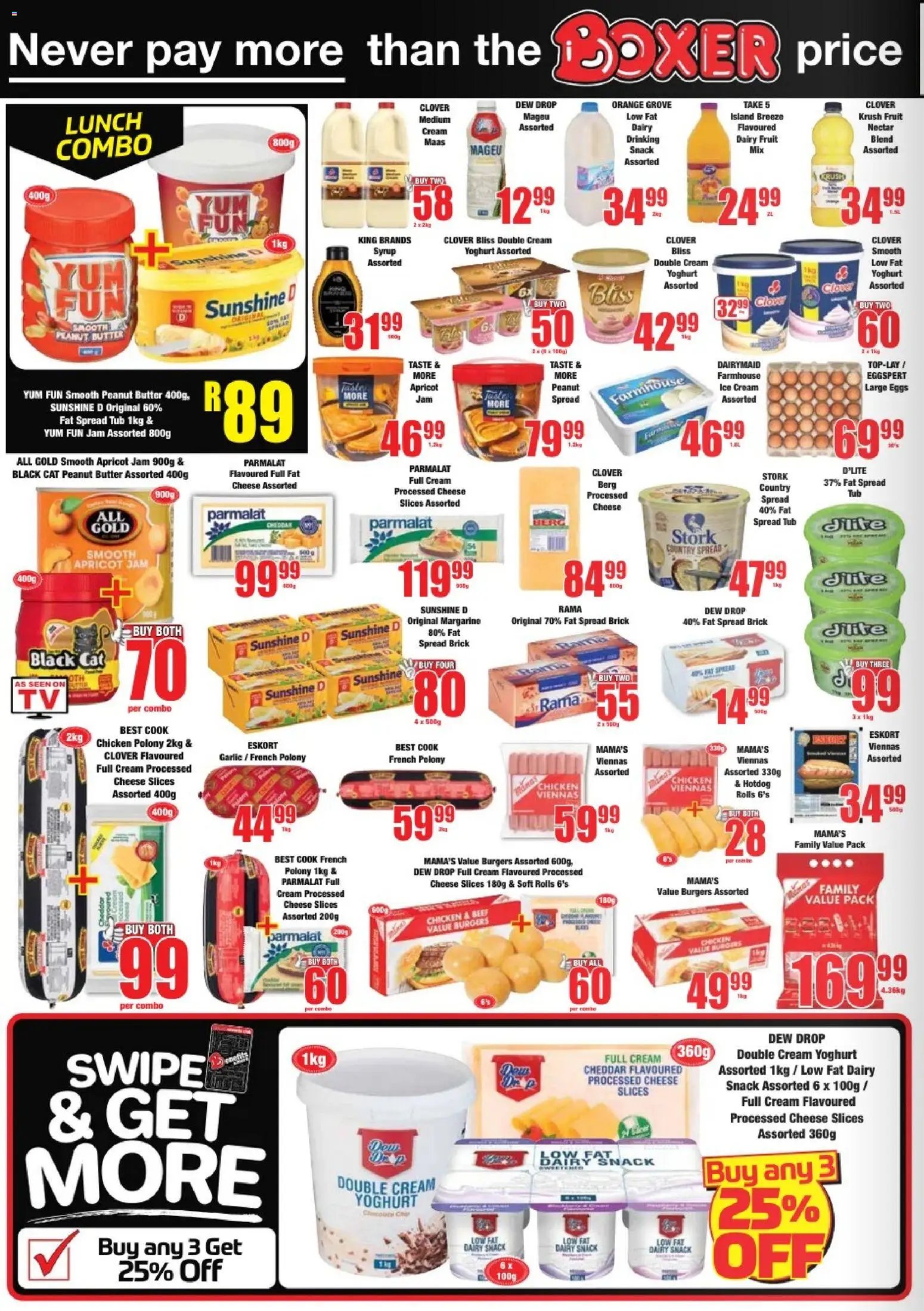 Boxer Gauteng - Specials