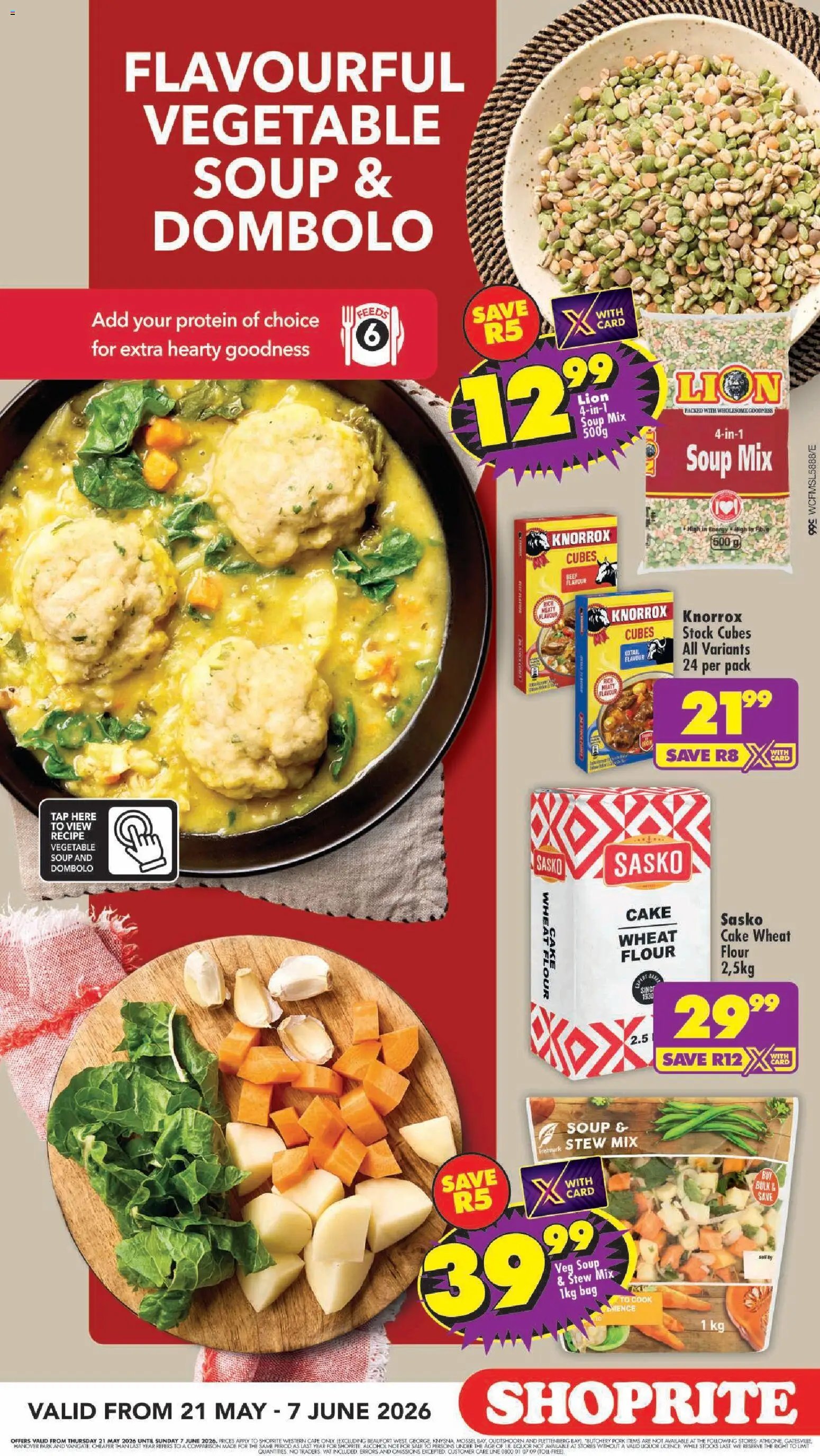 Shoprite - Western Cape - Affordable Winter Meals