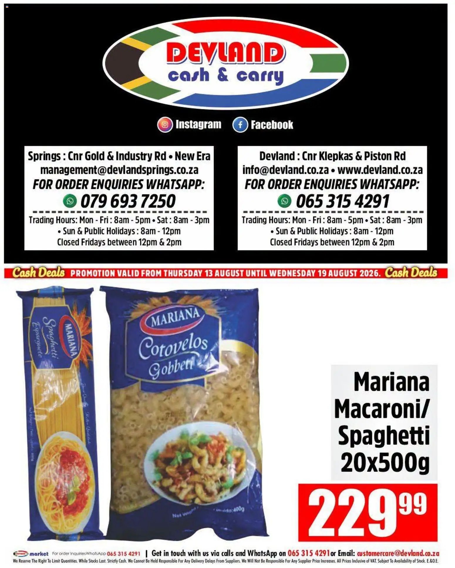 Devland Specials