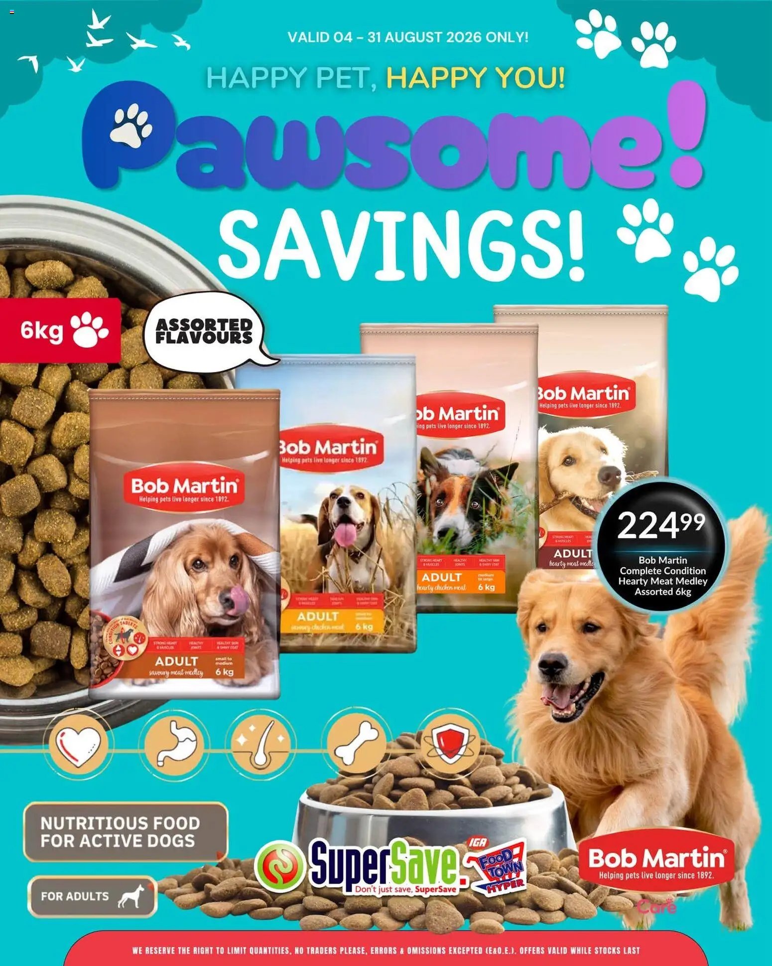 Super Save Pawsome savings!