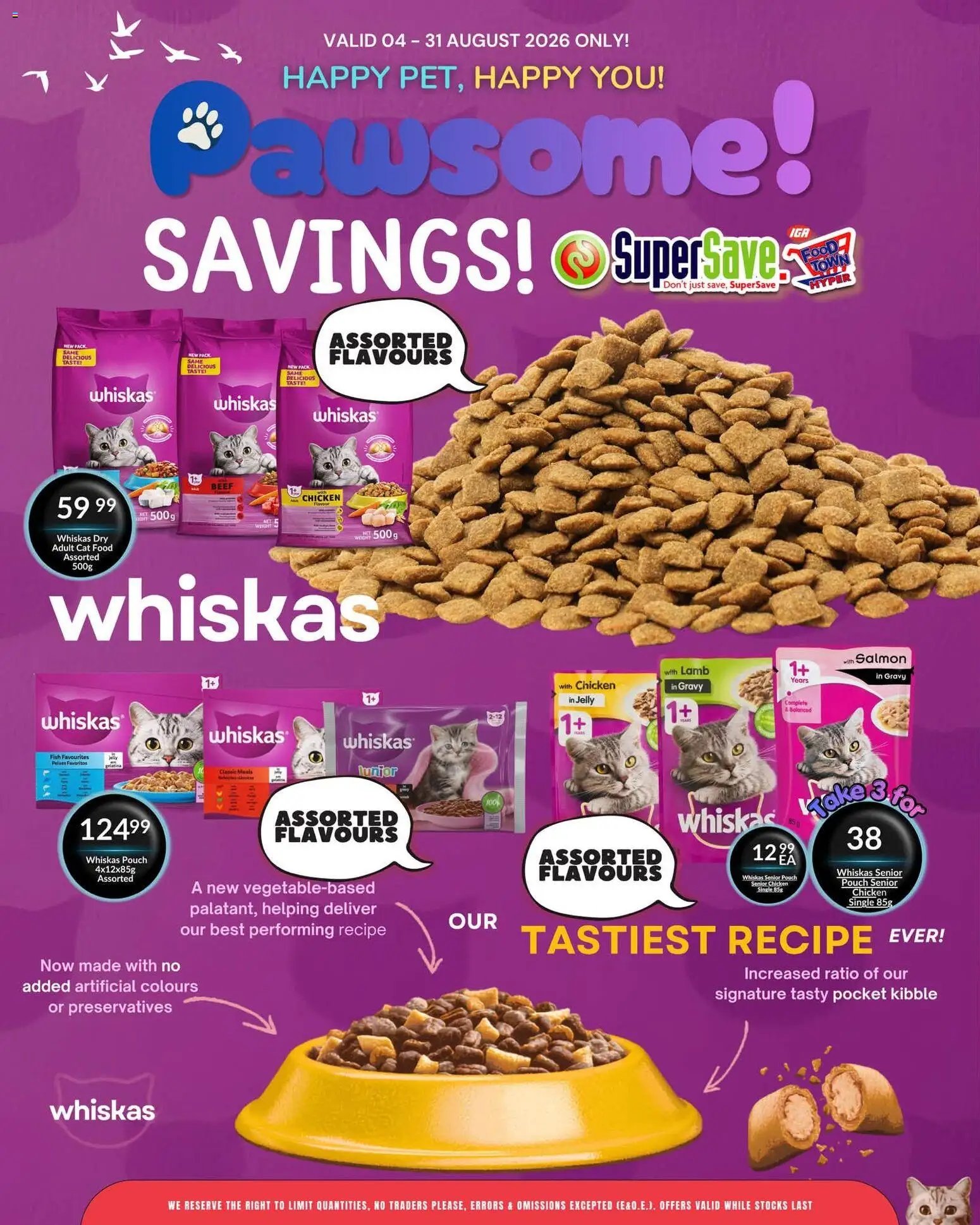 Super Save Pawsome savings!