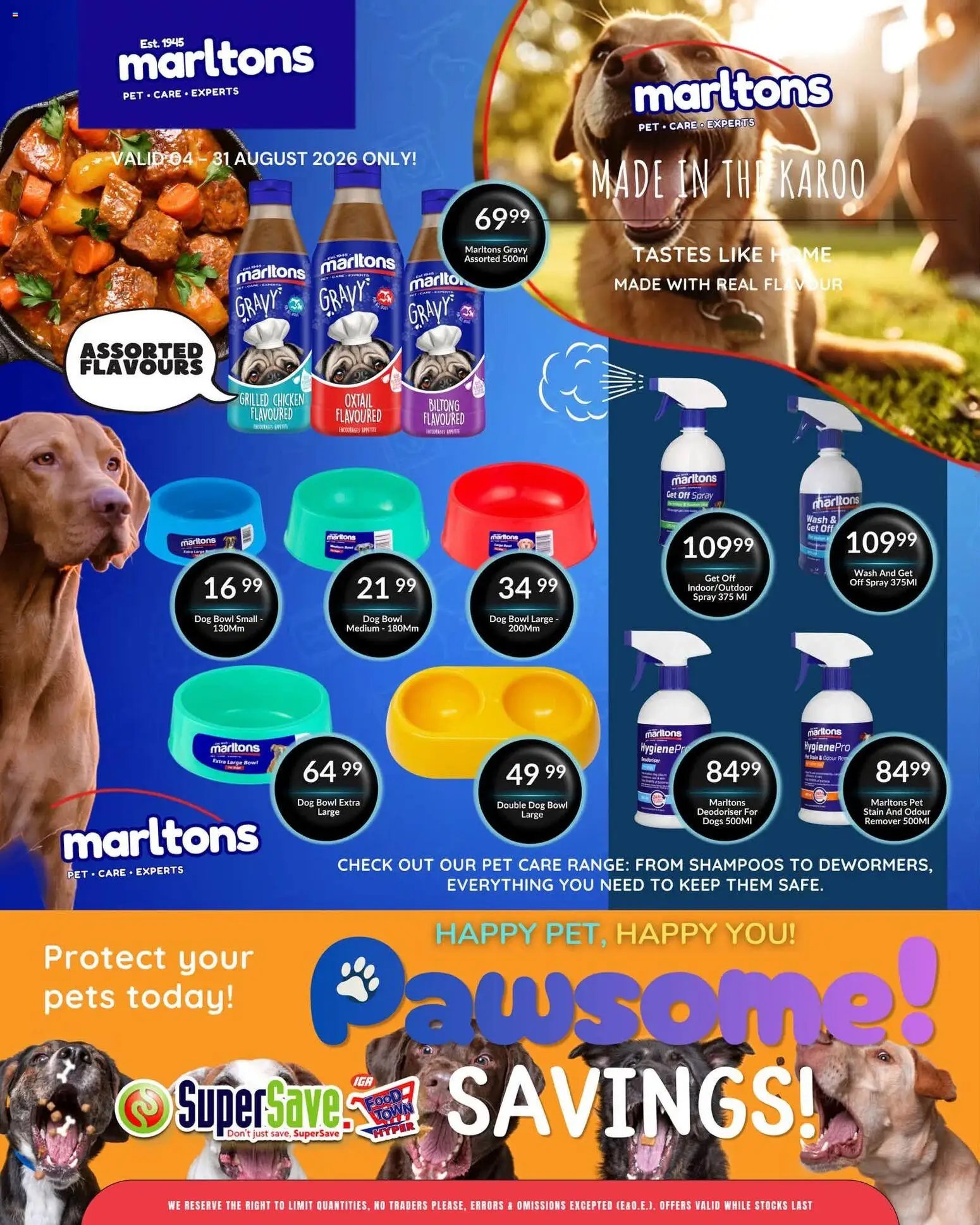 Super Save Pawsome savings!