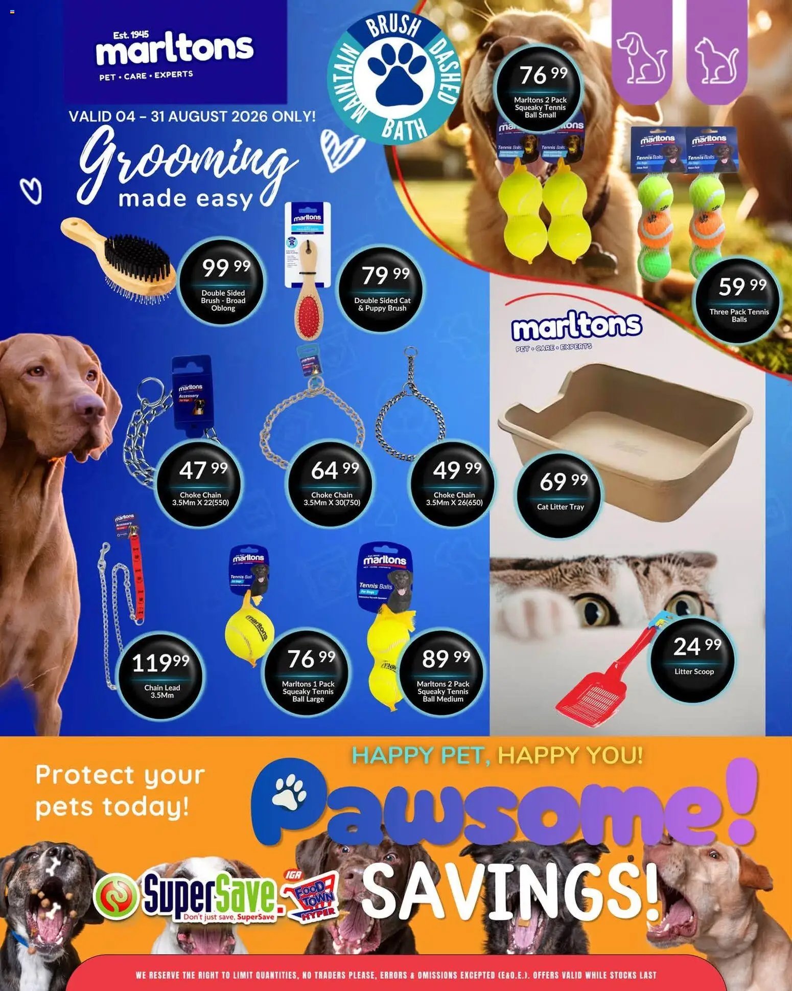 Super Save Pawsome savings!