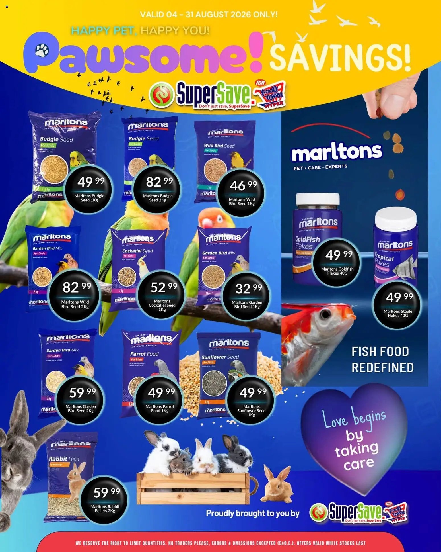 Super Save Pawsome savings!