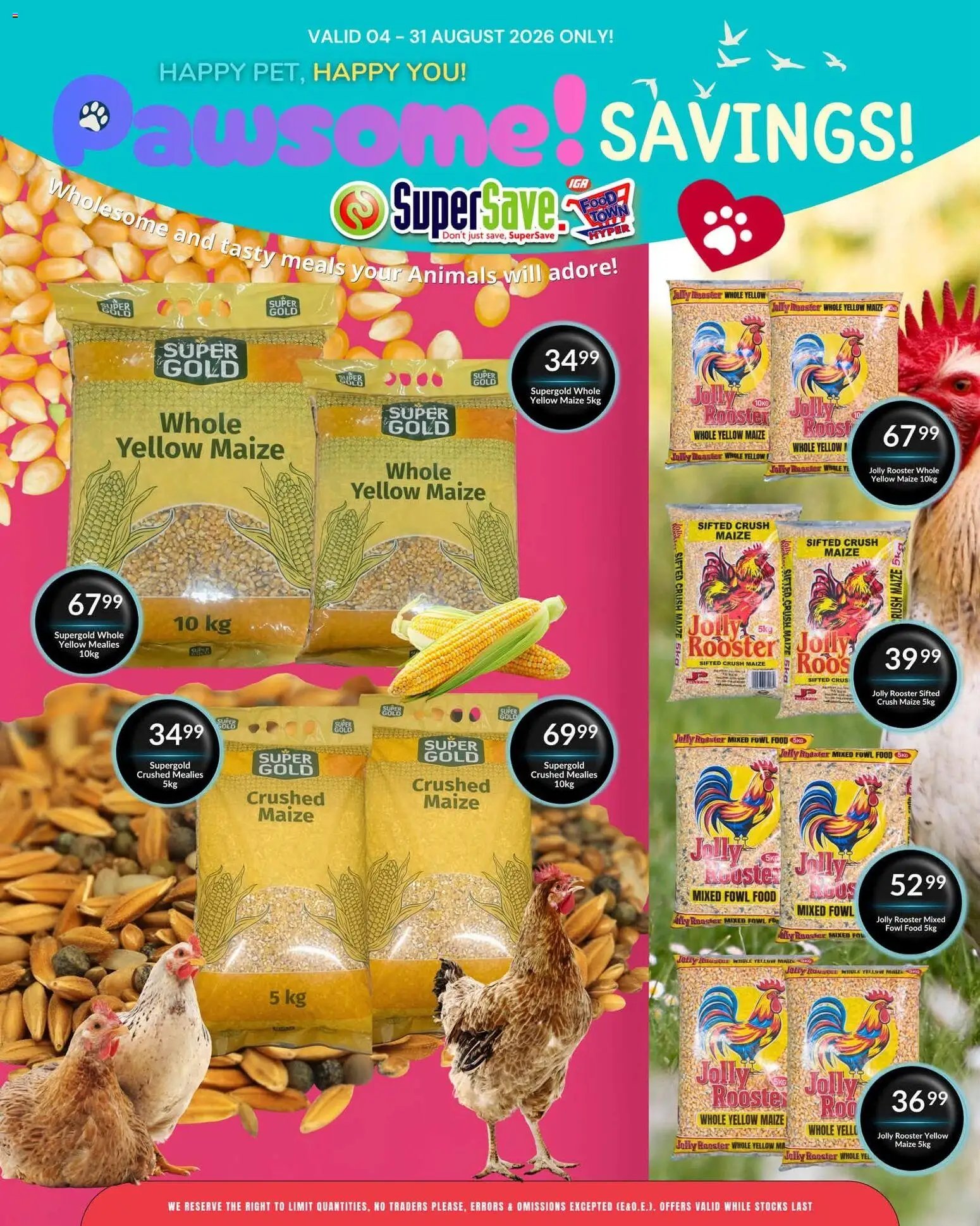 Super Save Pawsome savings!