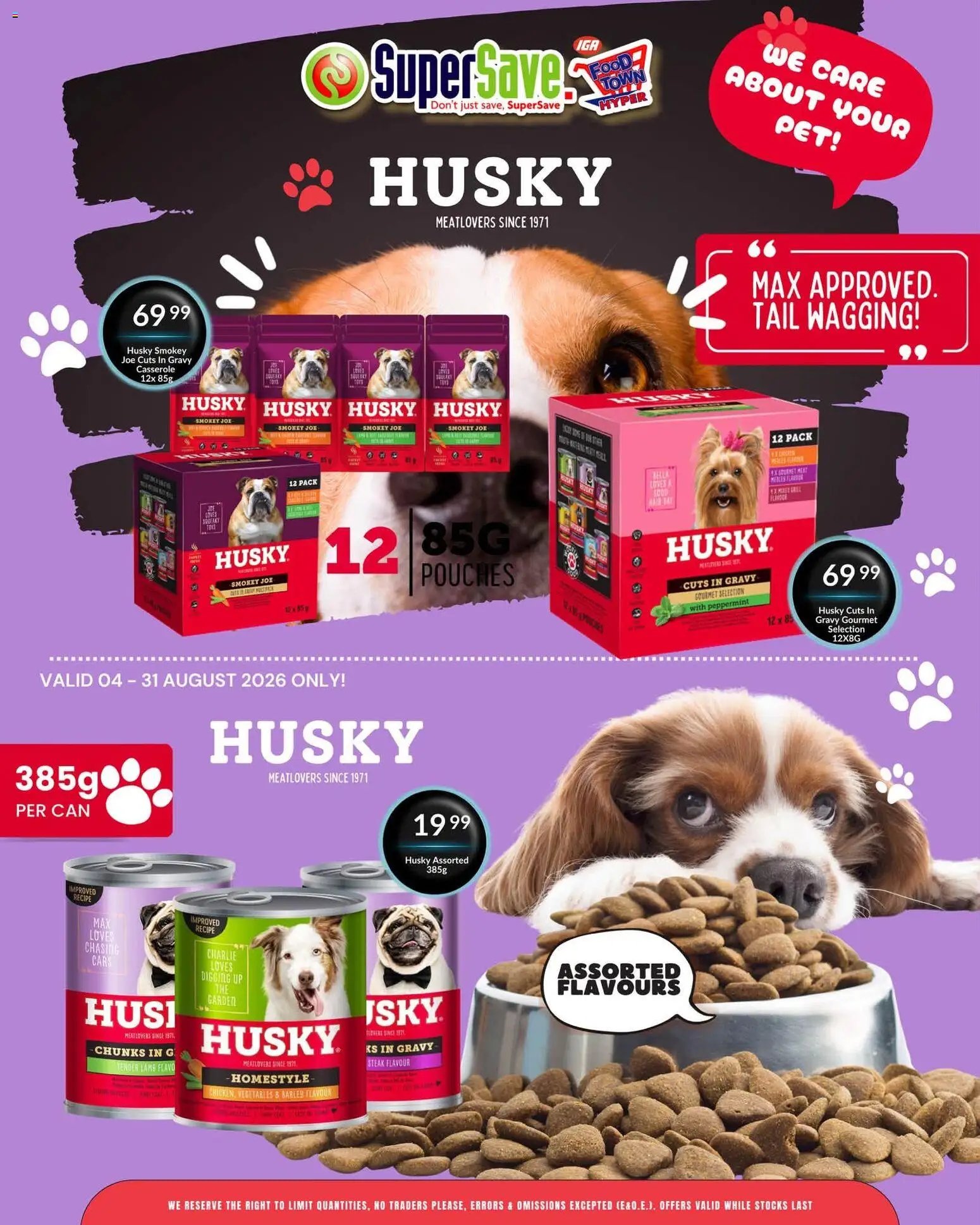 Super Save Pawsome savings!