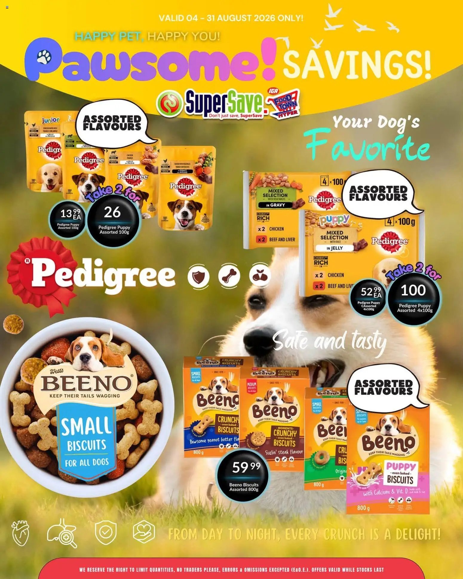 Super Save Pawsome savings!
