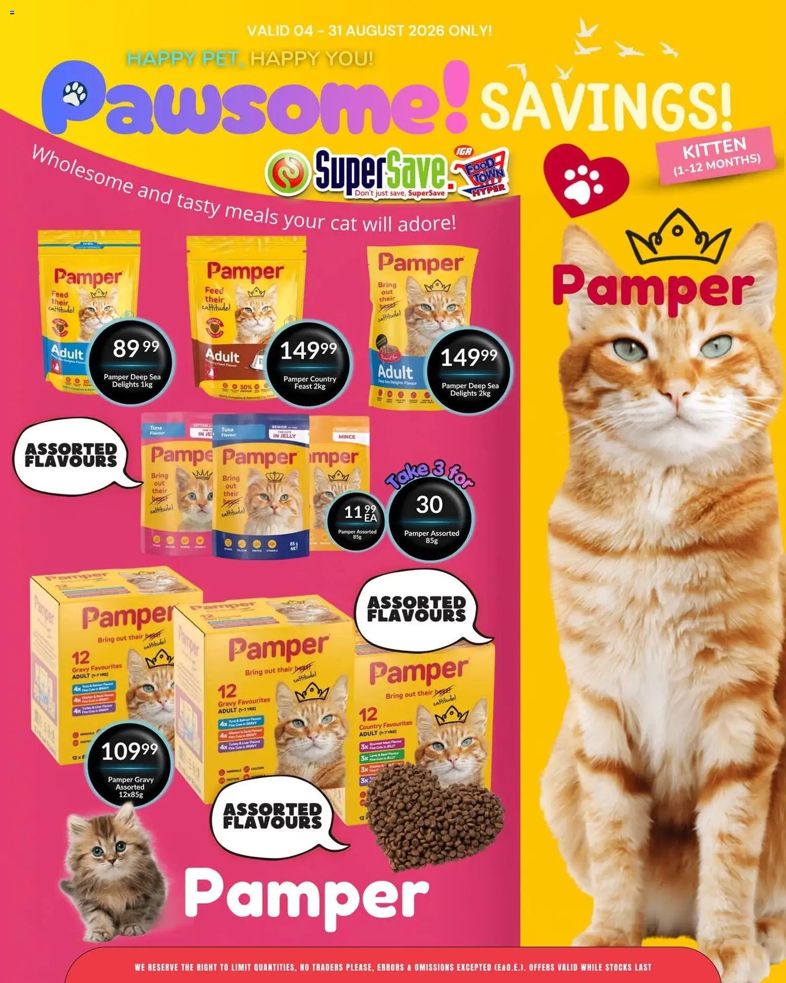 Super Save Pawsome savings!