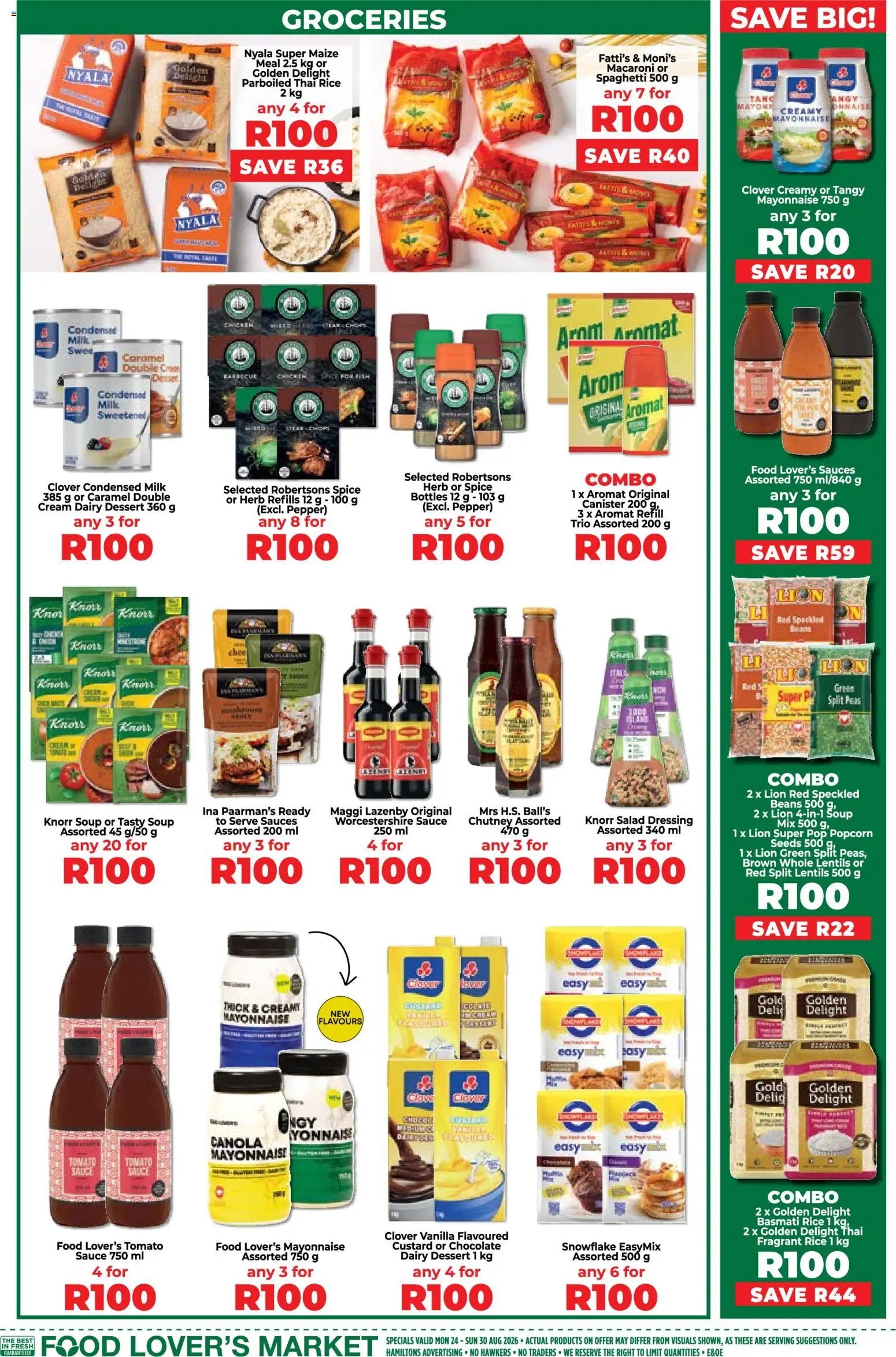 Food Lover's Market KwaZulu-Natal - 100Buck Deals