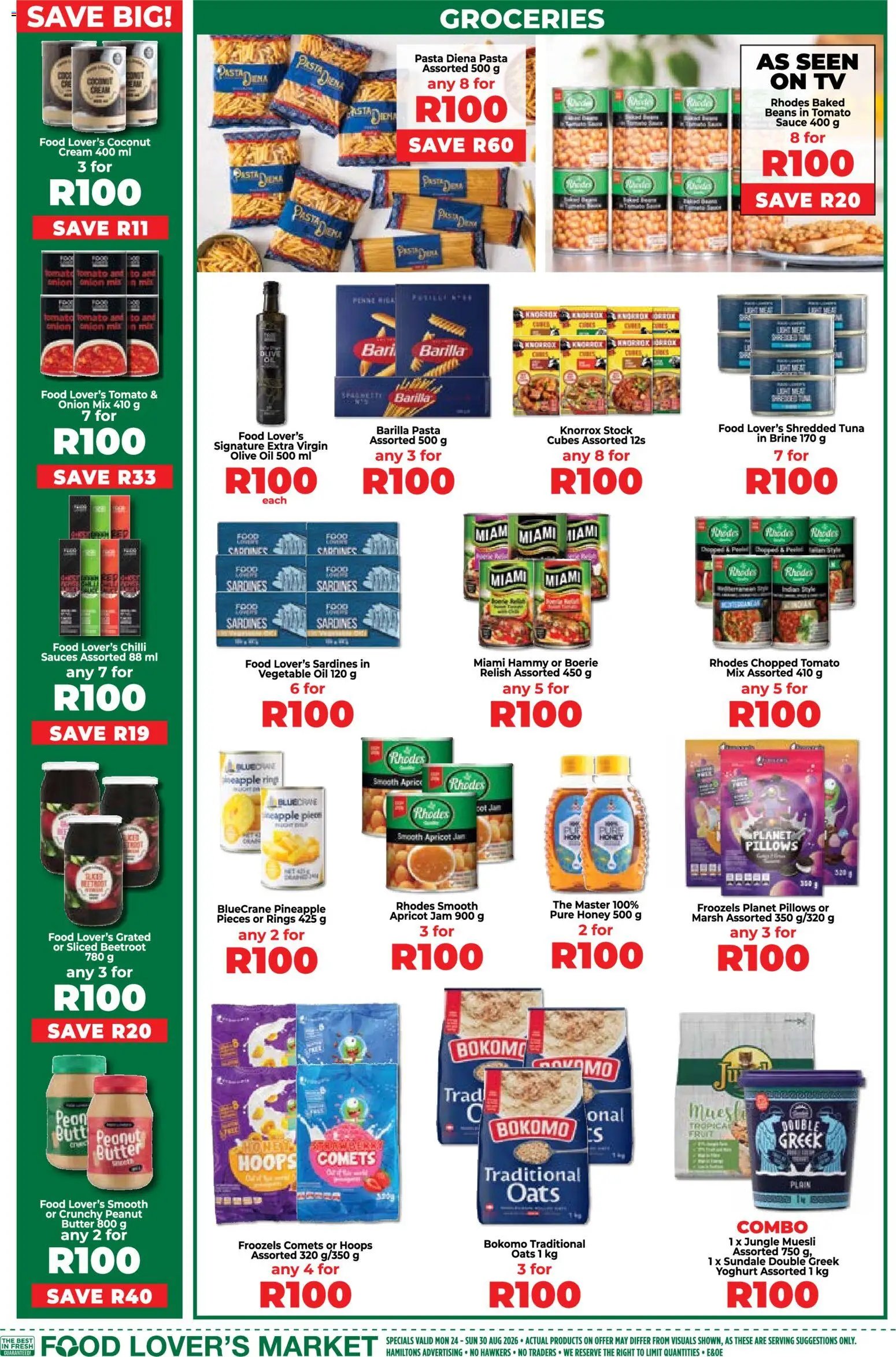 Food Lover's Market KwaZulu-Natal - 100Buck Deals