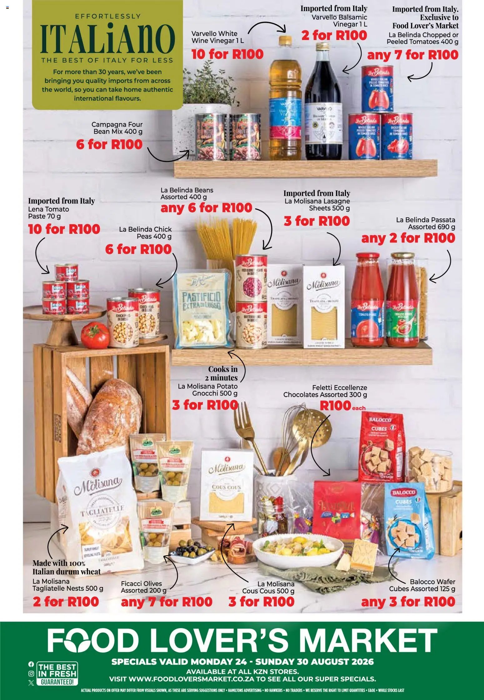 Food Lover's Market KwaZulu-Natal - 100Buck Deals
