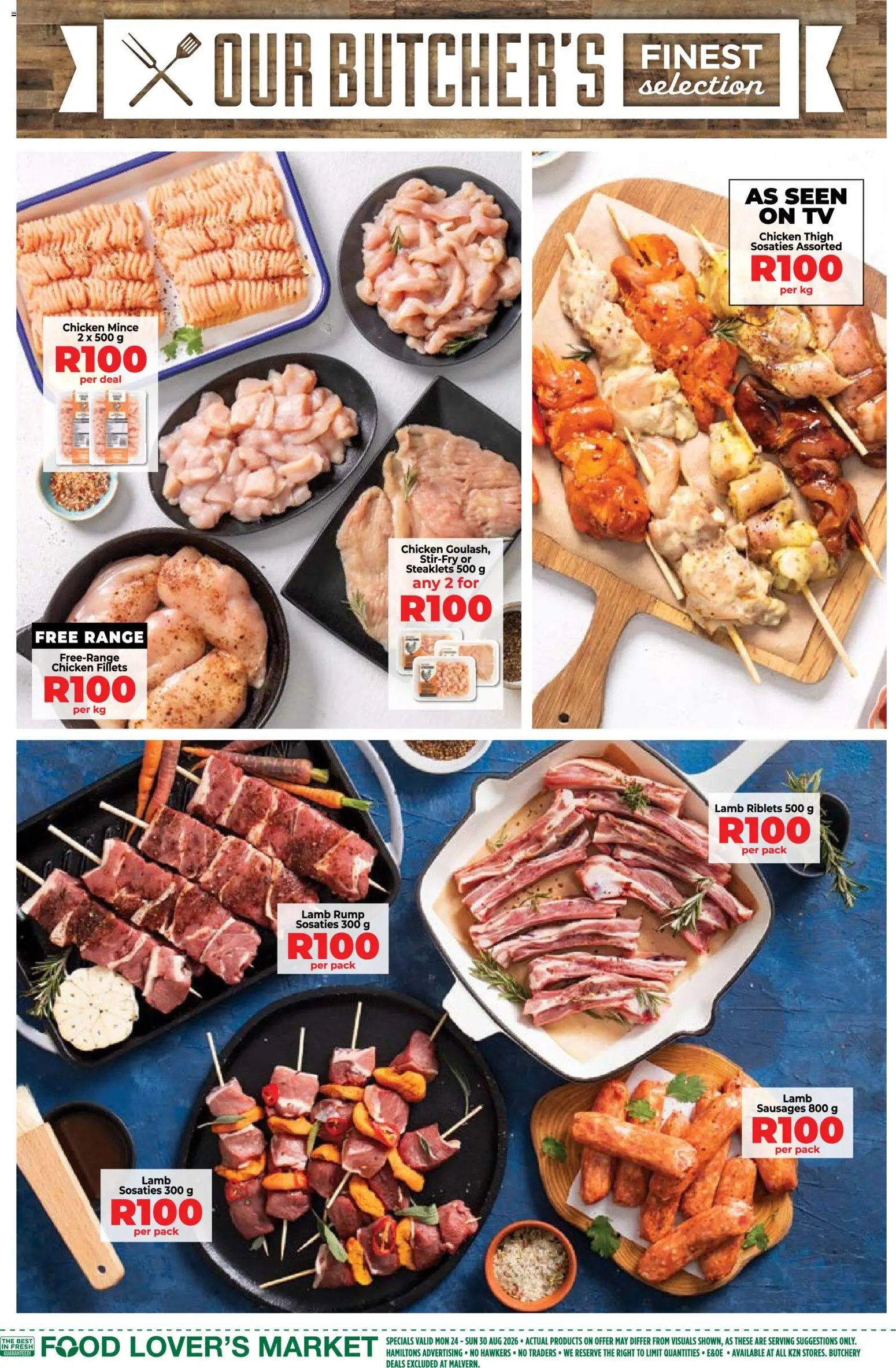 Food Lover's Market KwaZulu-Natal - 100Buck Deals