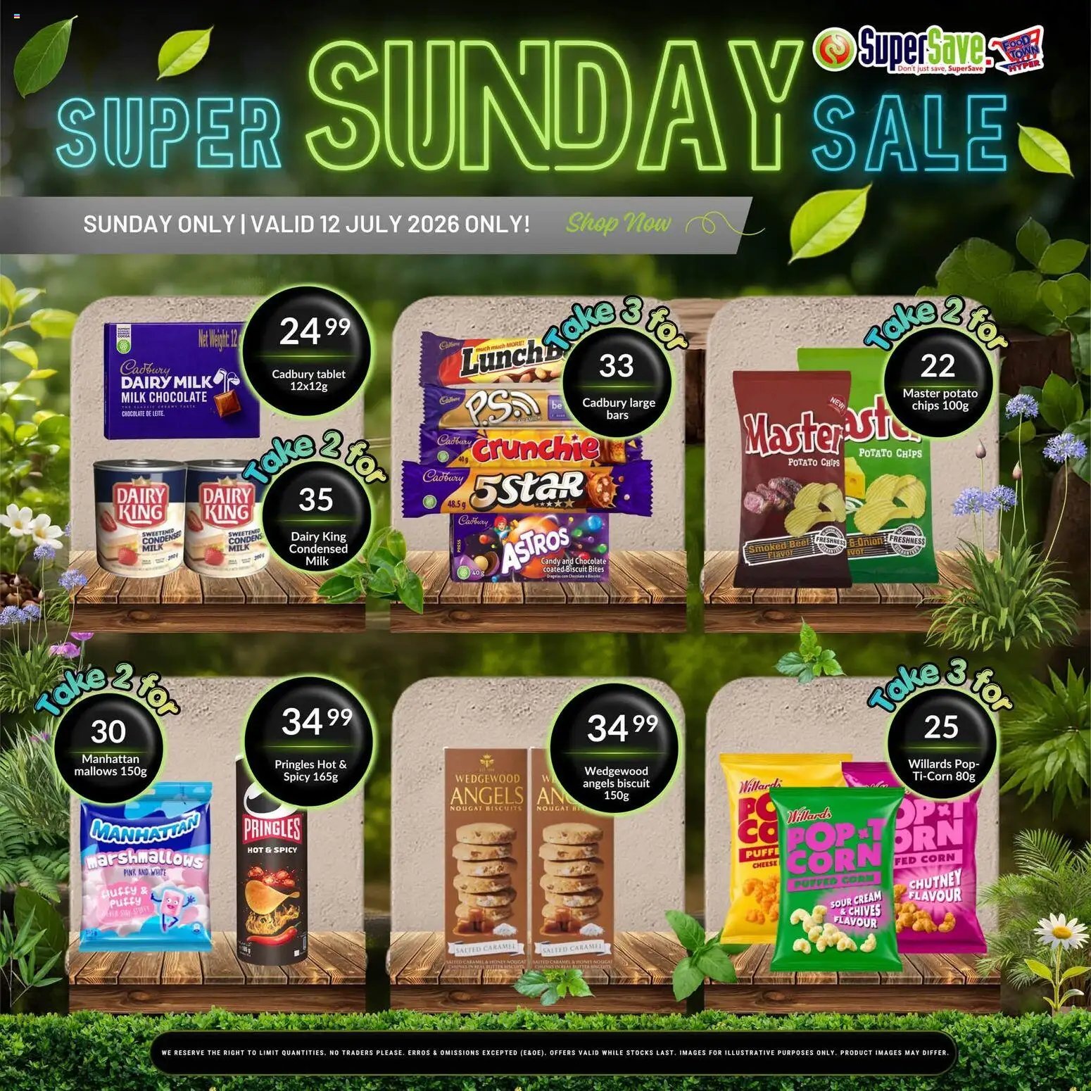 Super Save Sunday Savings