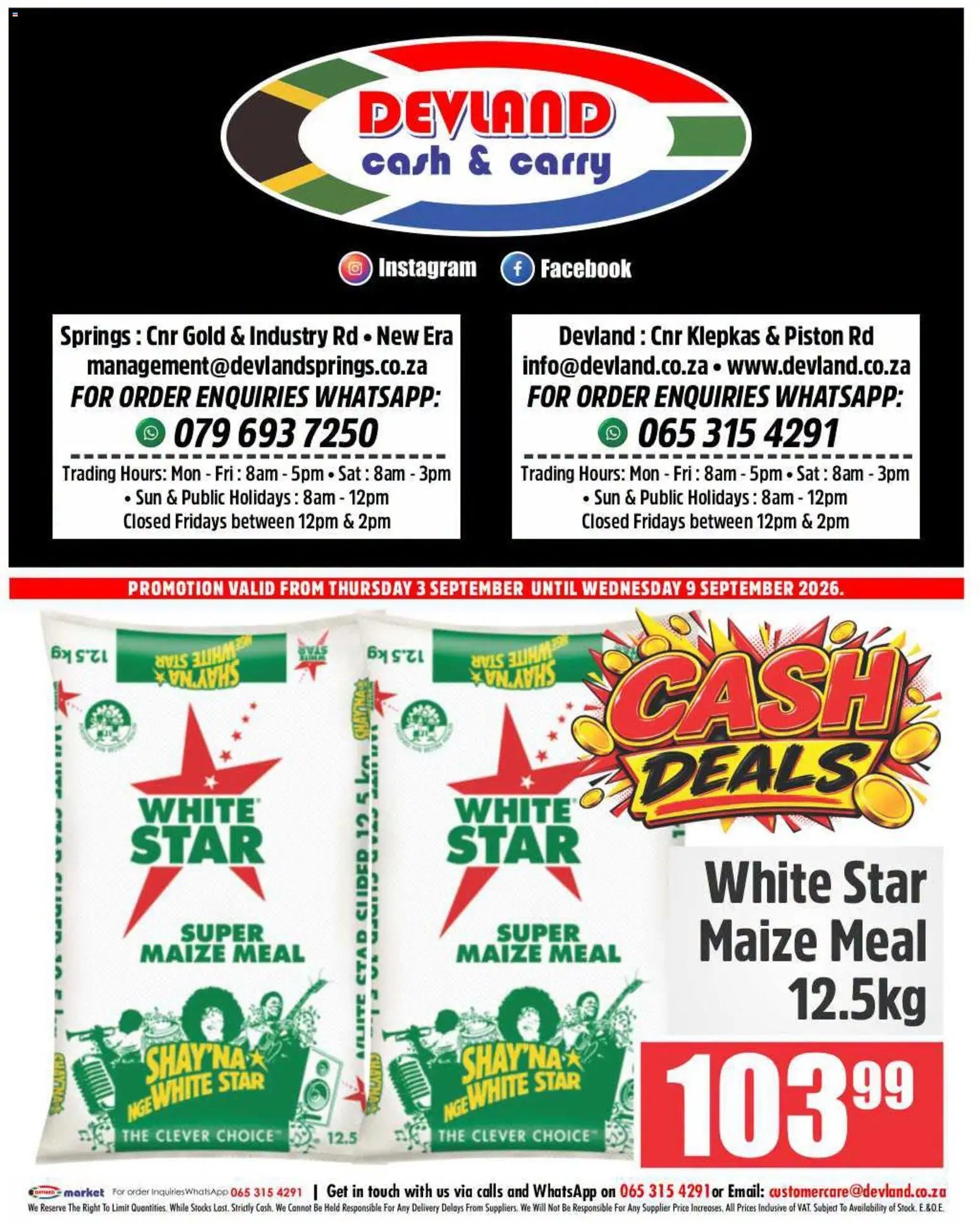 Devland Cash Deals