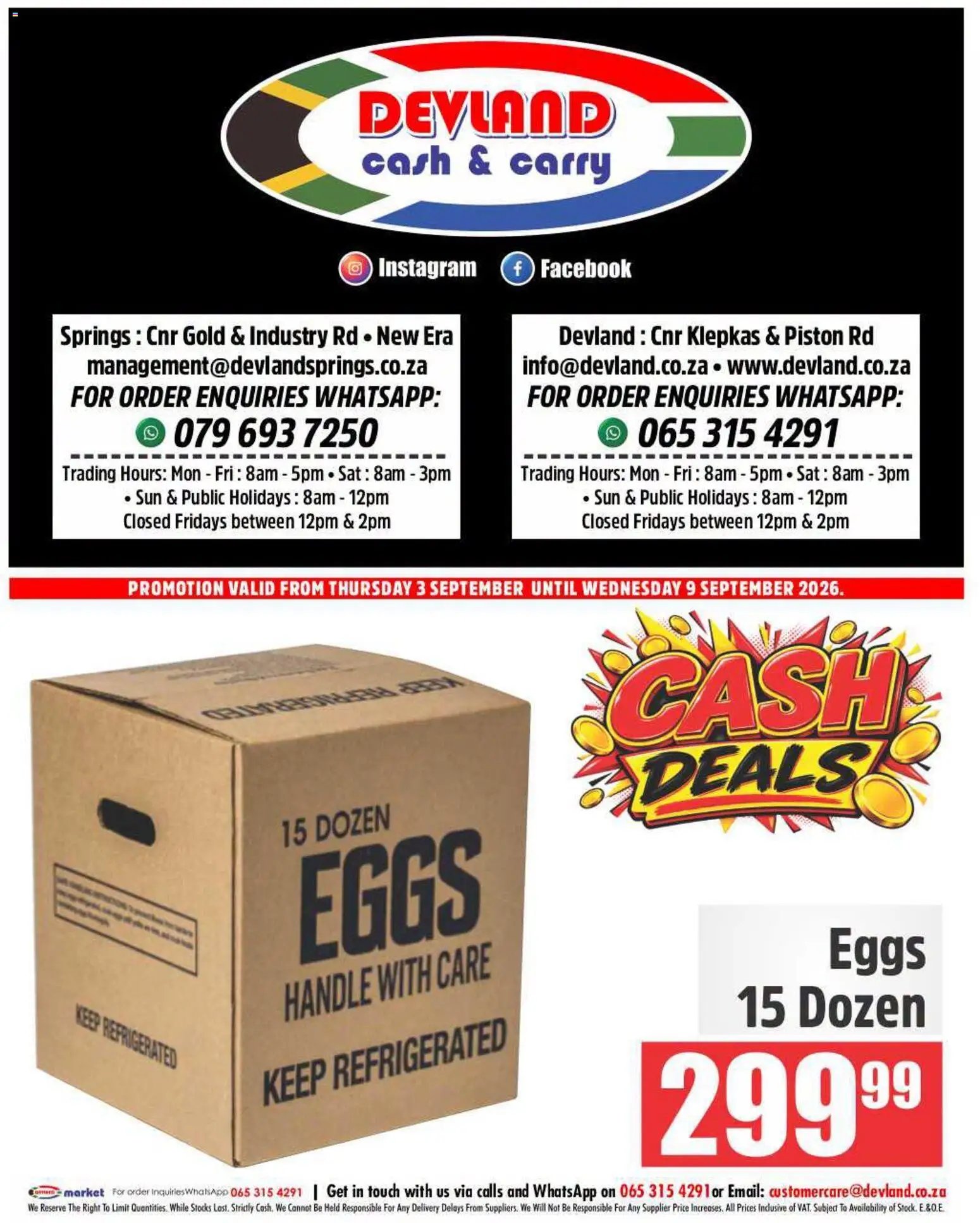 Devland Cash Deals
