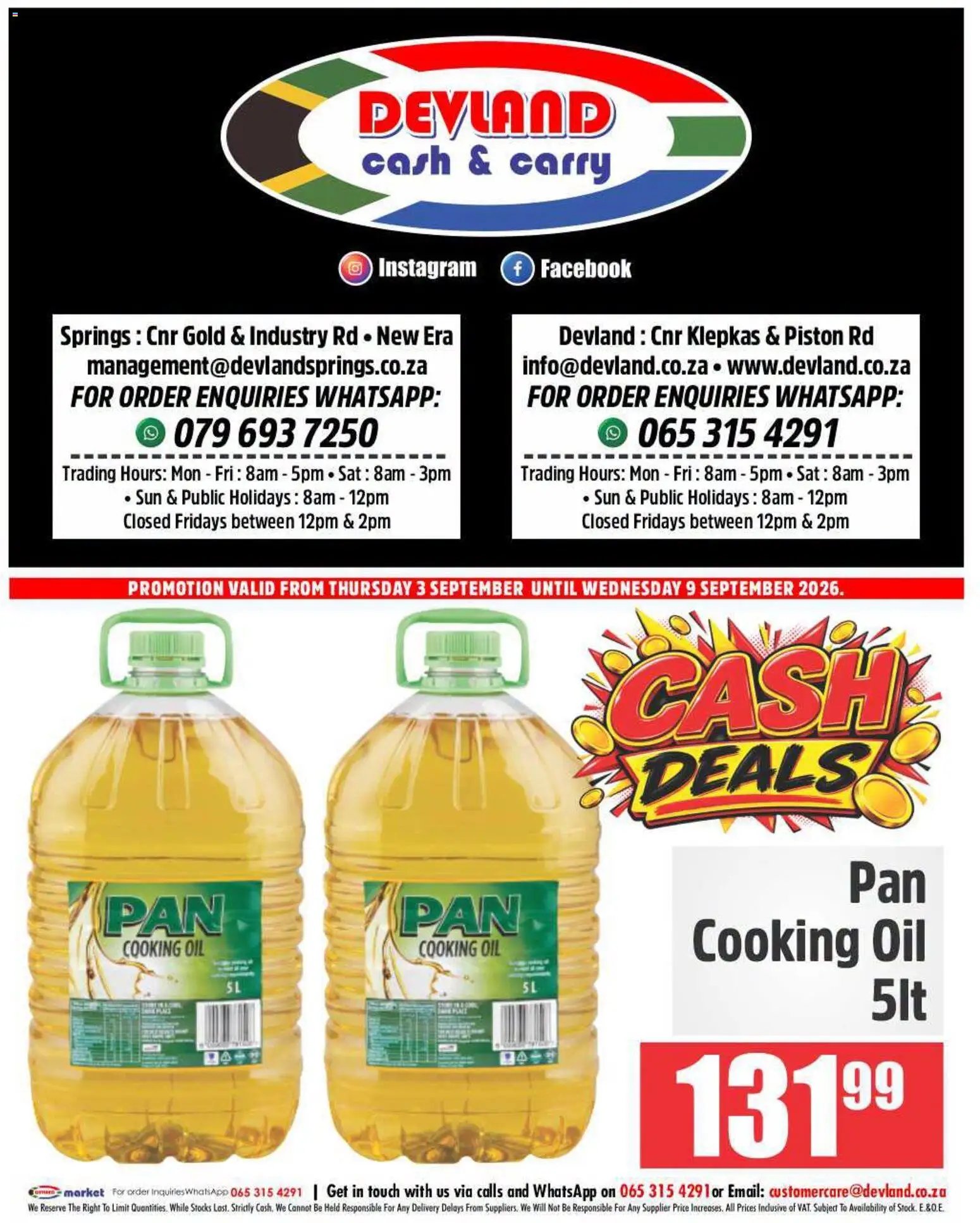 Devland Cash Deals