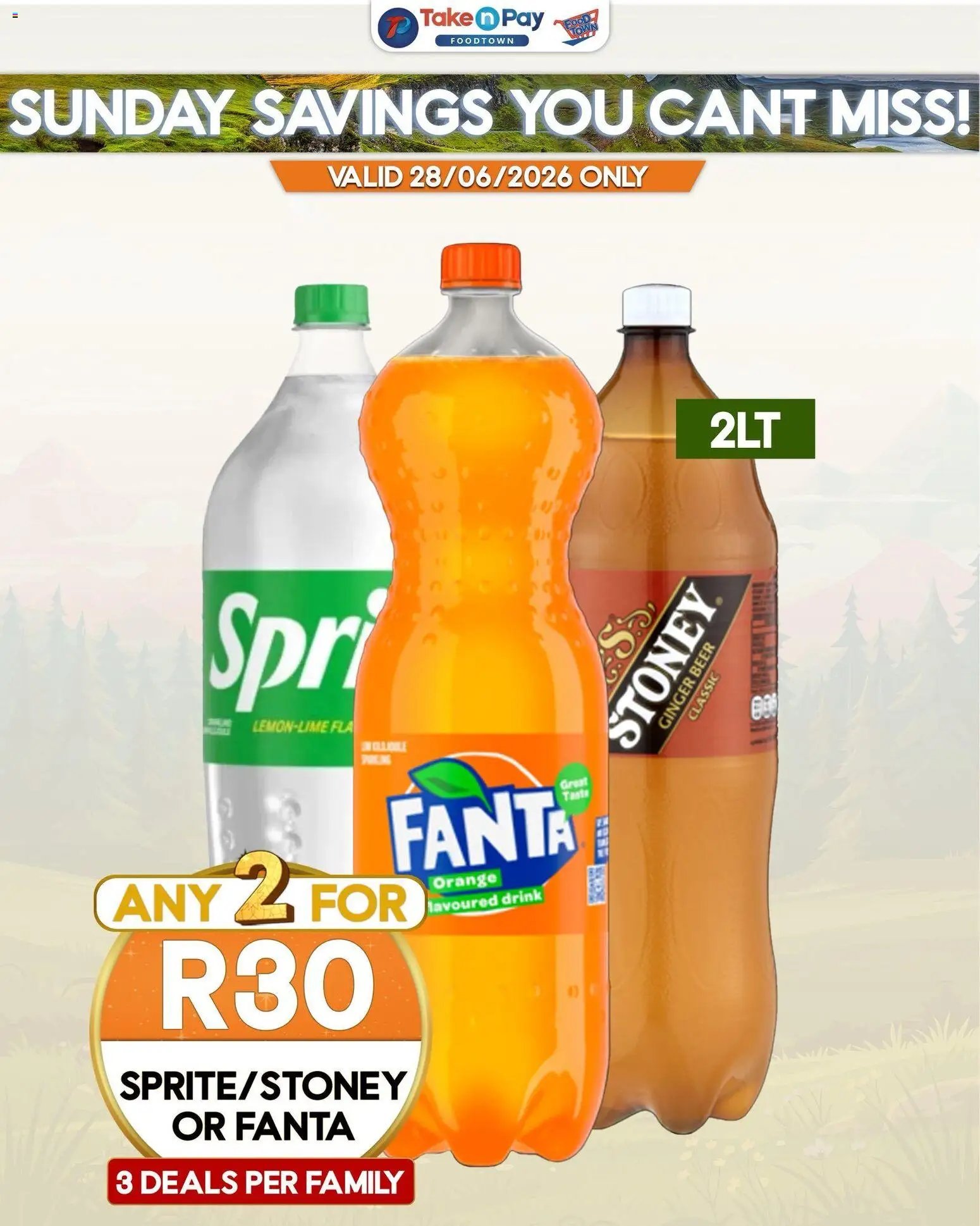 Take n Pay Sunday Specials