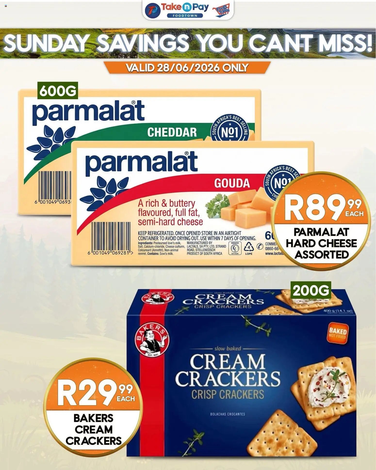 Take n Pay Sunday Specials
