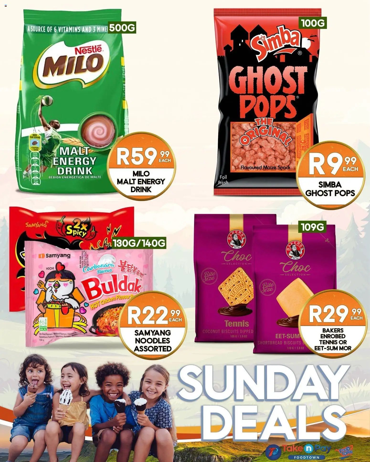Take n Pay Sunday Specials