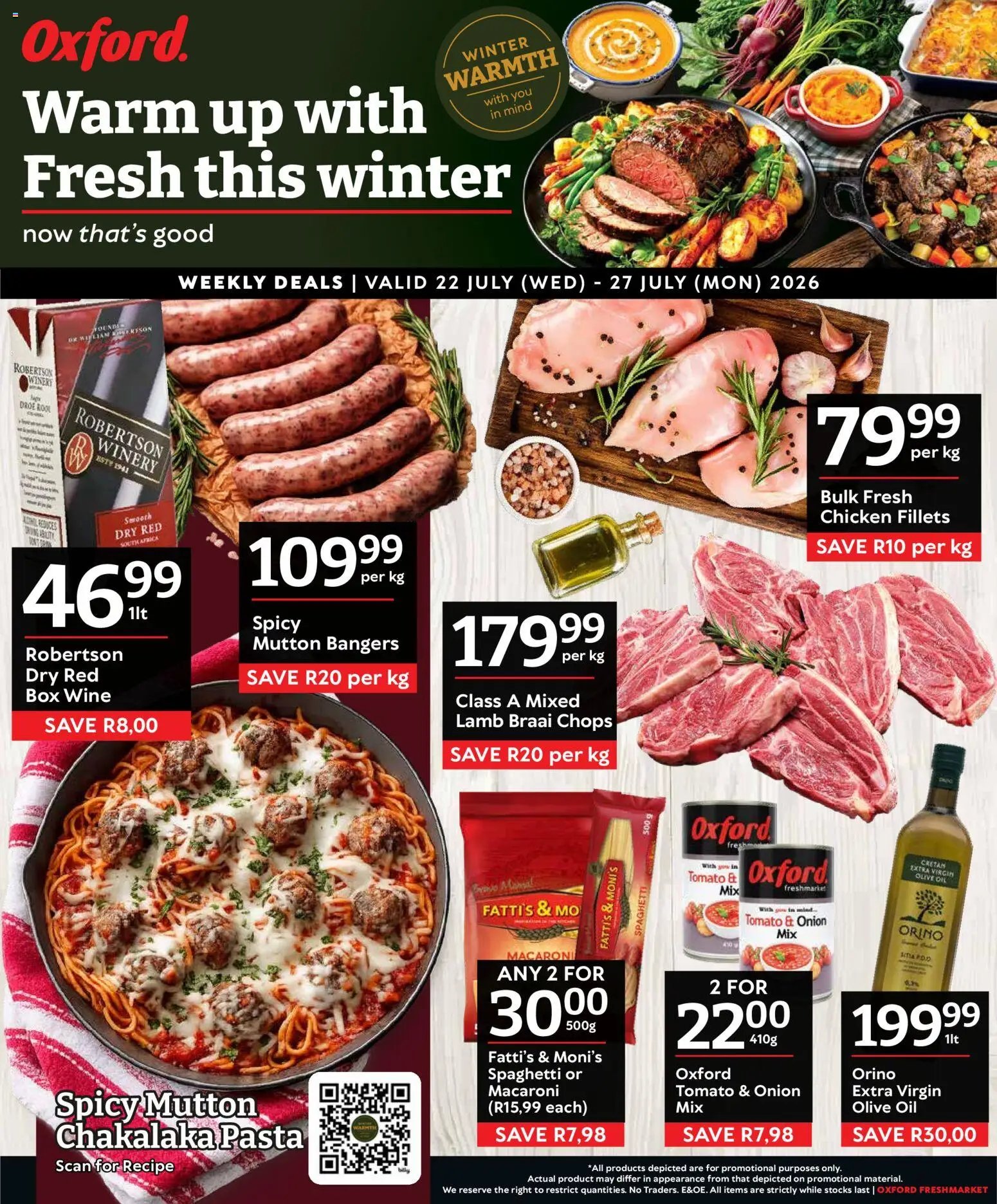 Oxford Freshmarket Specials