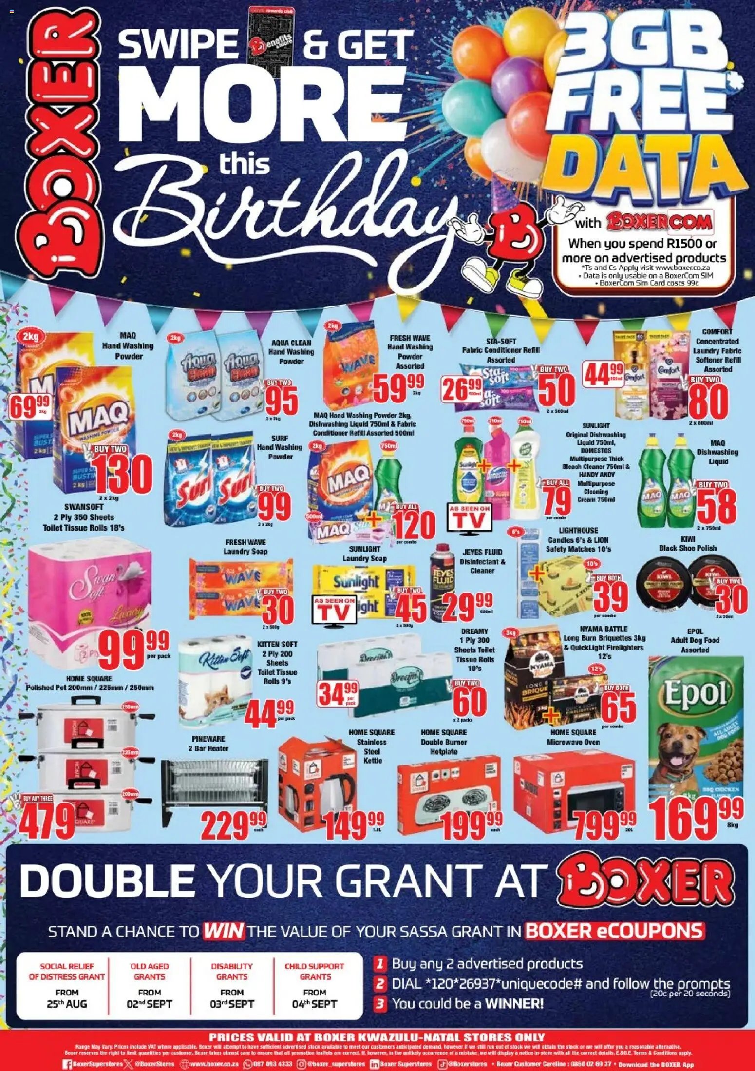 Boxer Specials