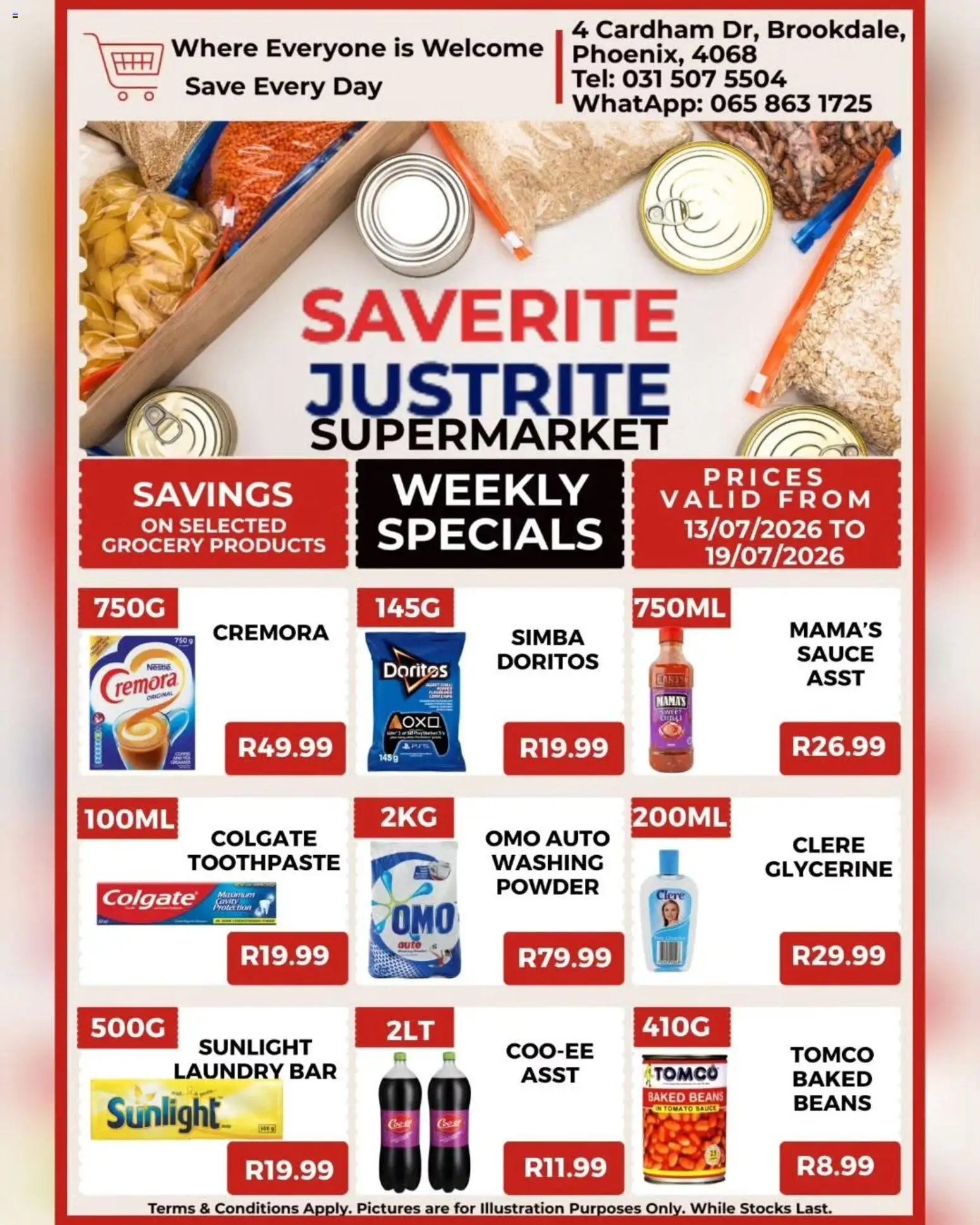 Saverite Specials