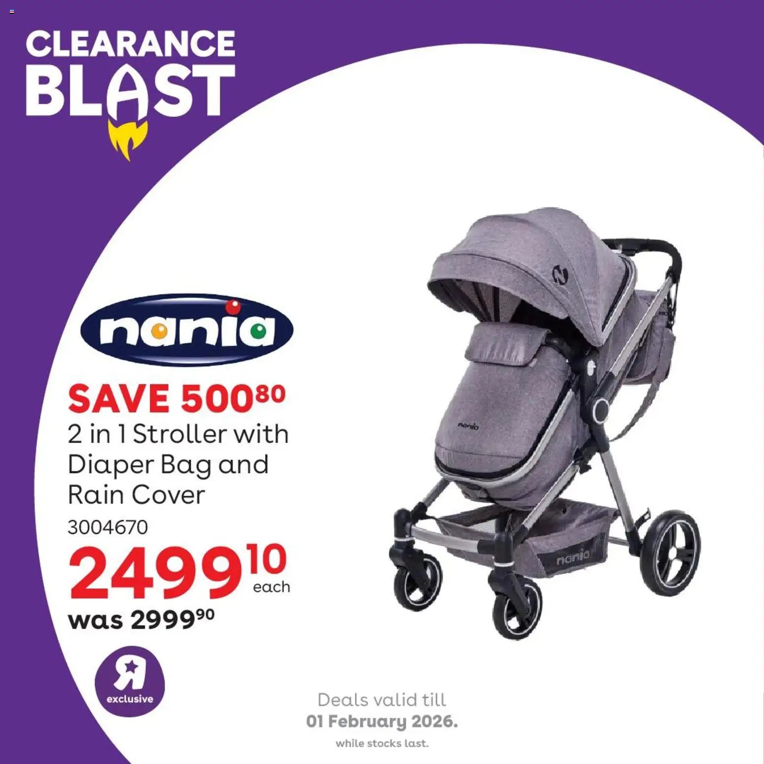Babies R Us Clearance Blast (2026-01-09 - 2026-02-01) | 2