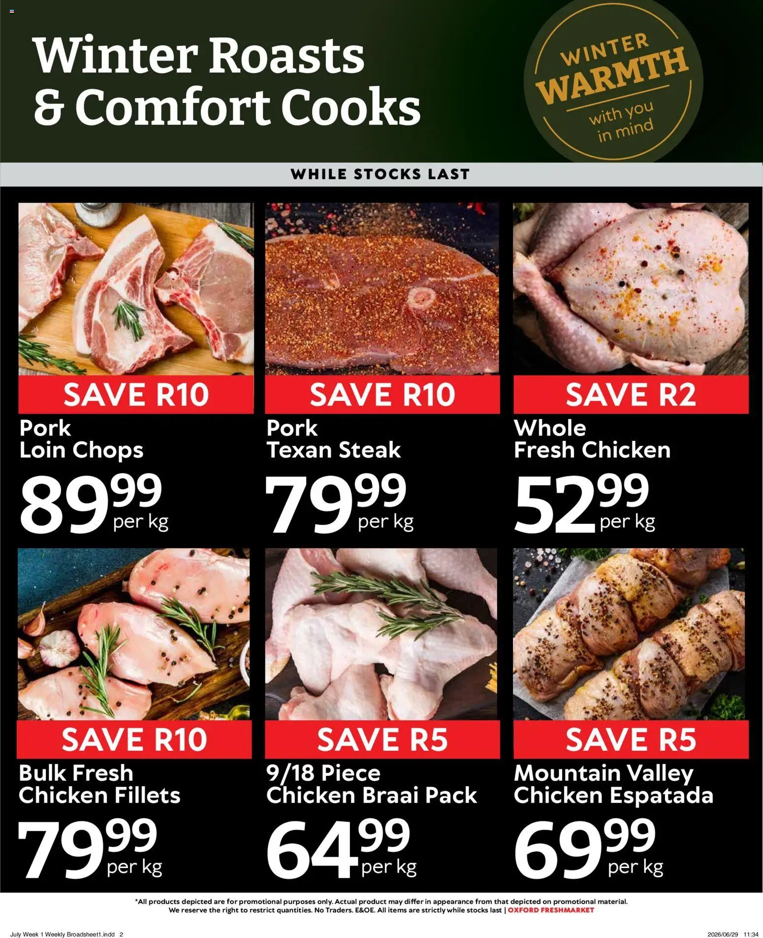 Oxford Freshmarket Specials
