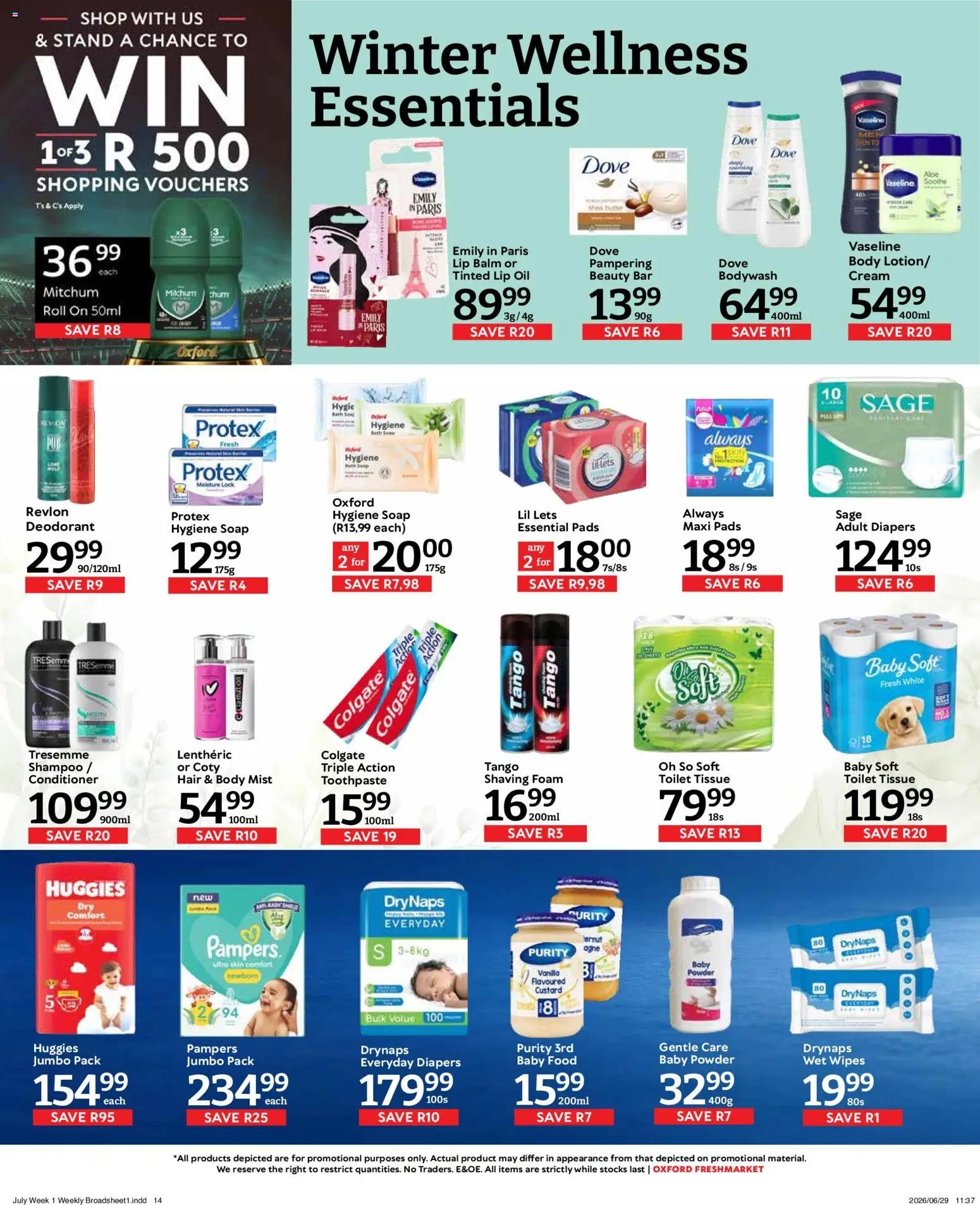 Oxford Freshmarket Specials