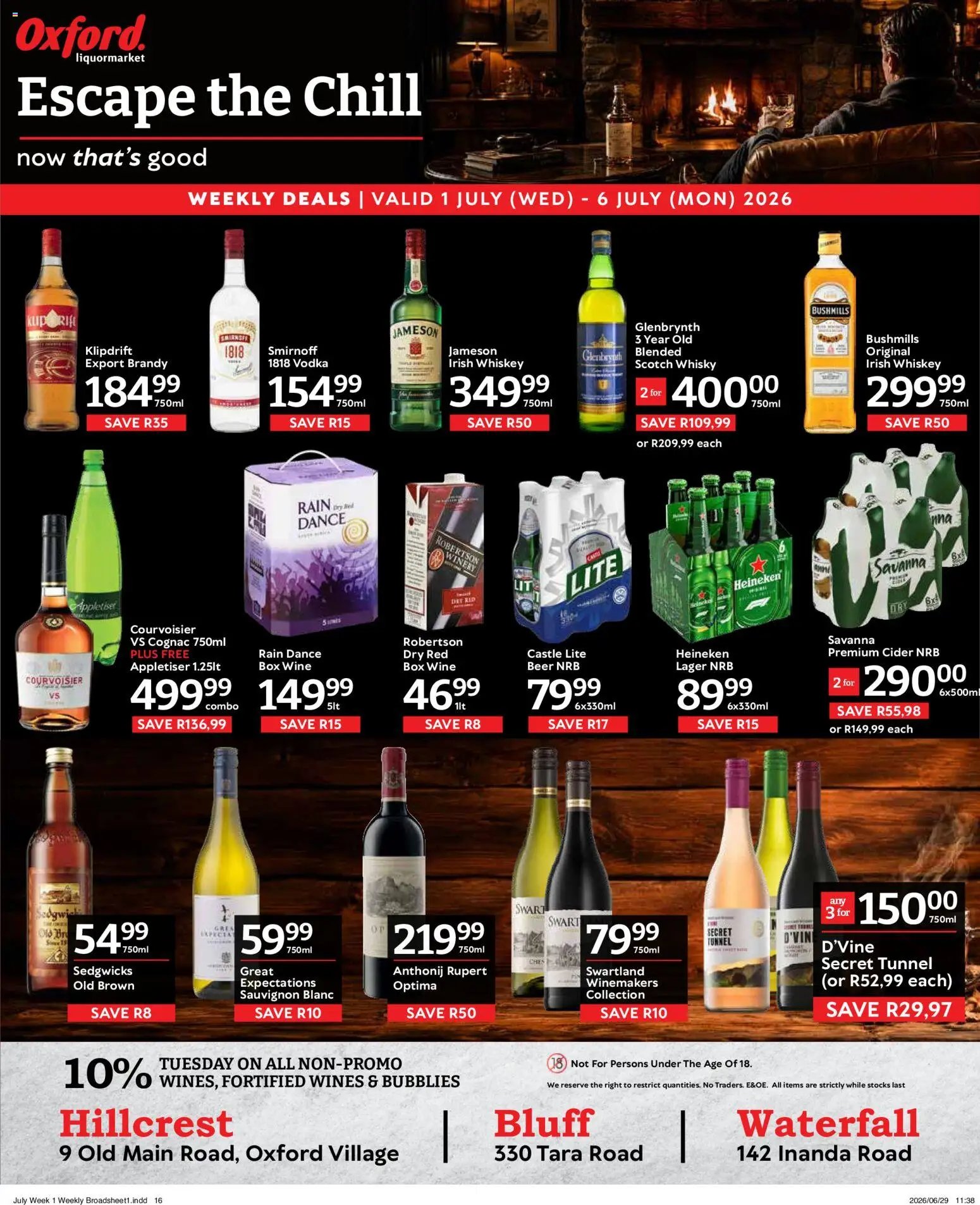 Oxford Freshmarket Specials