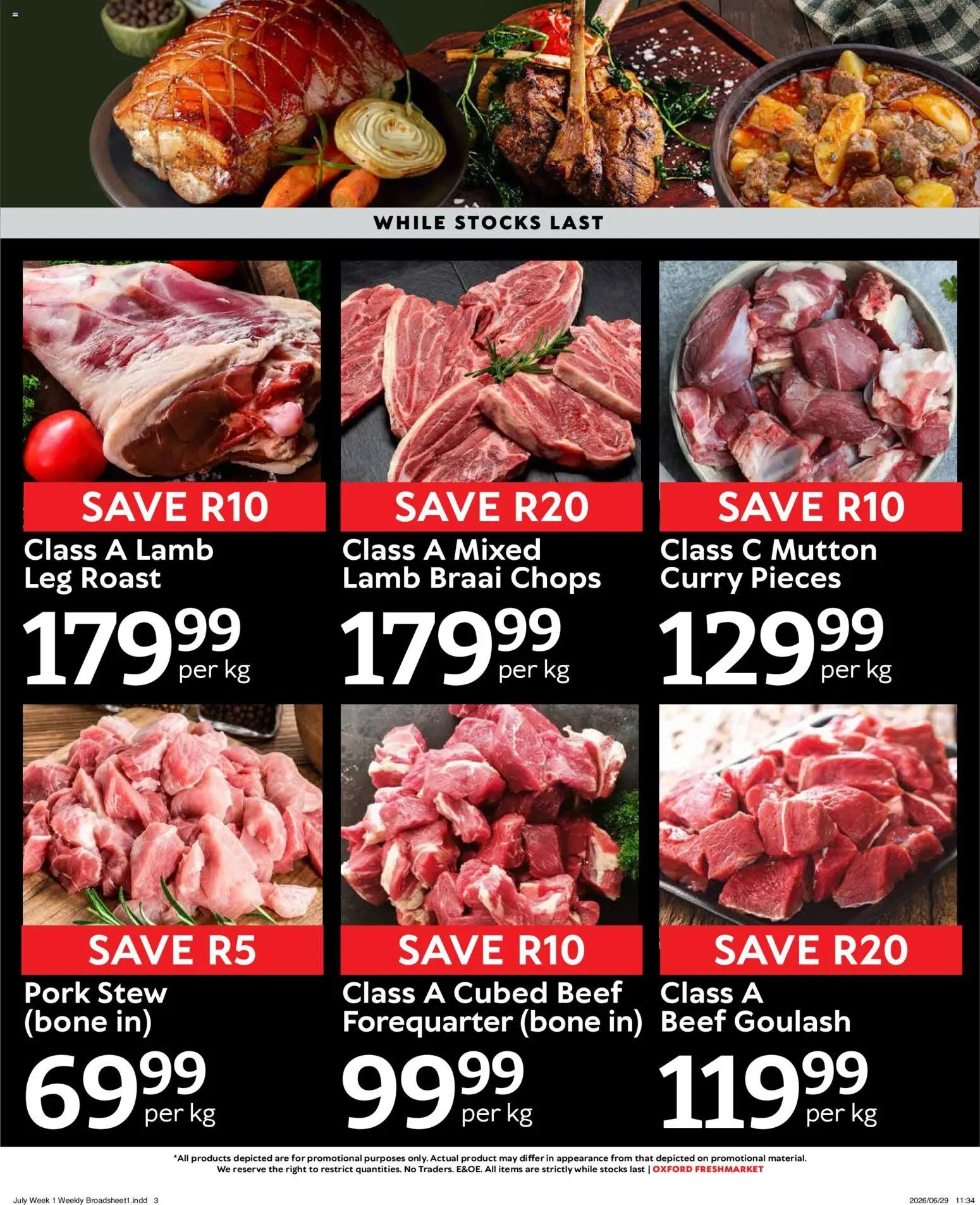 Oxford Freshmarket Specials