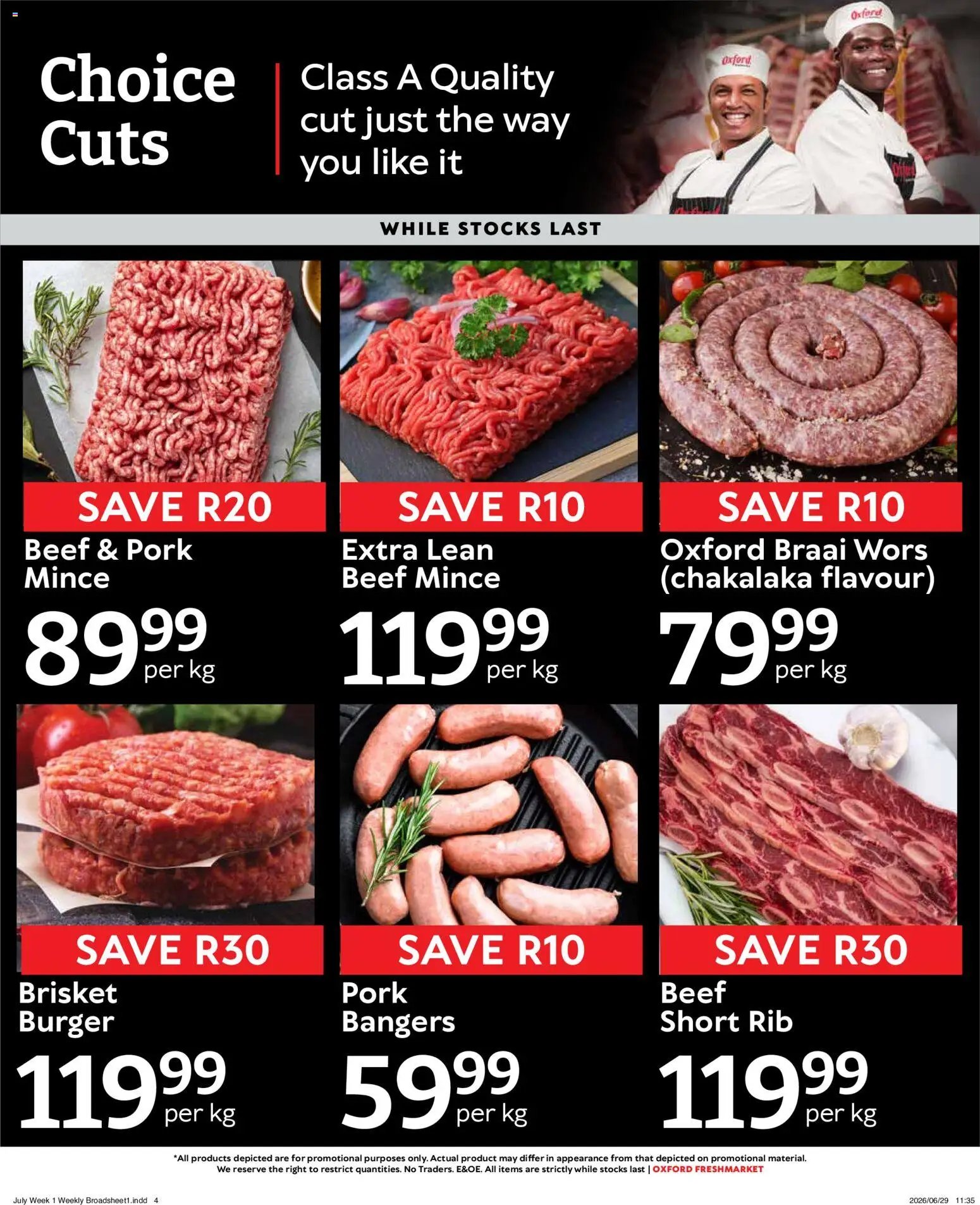 Oxford Freshmarket Specials
