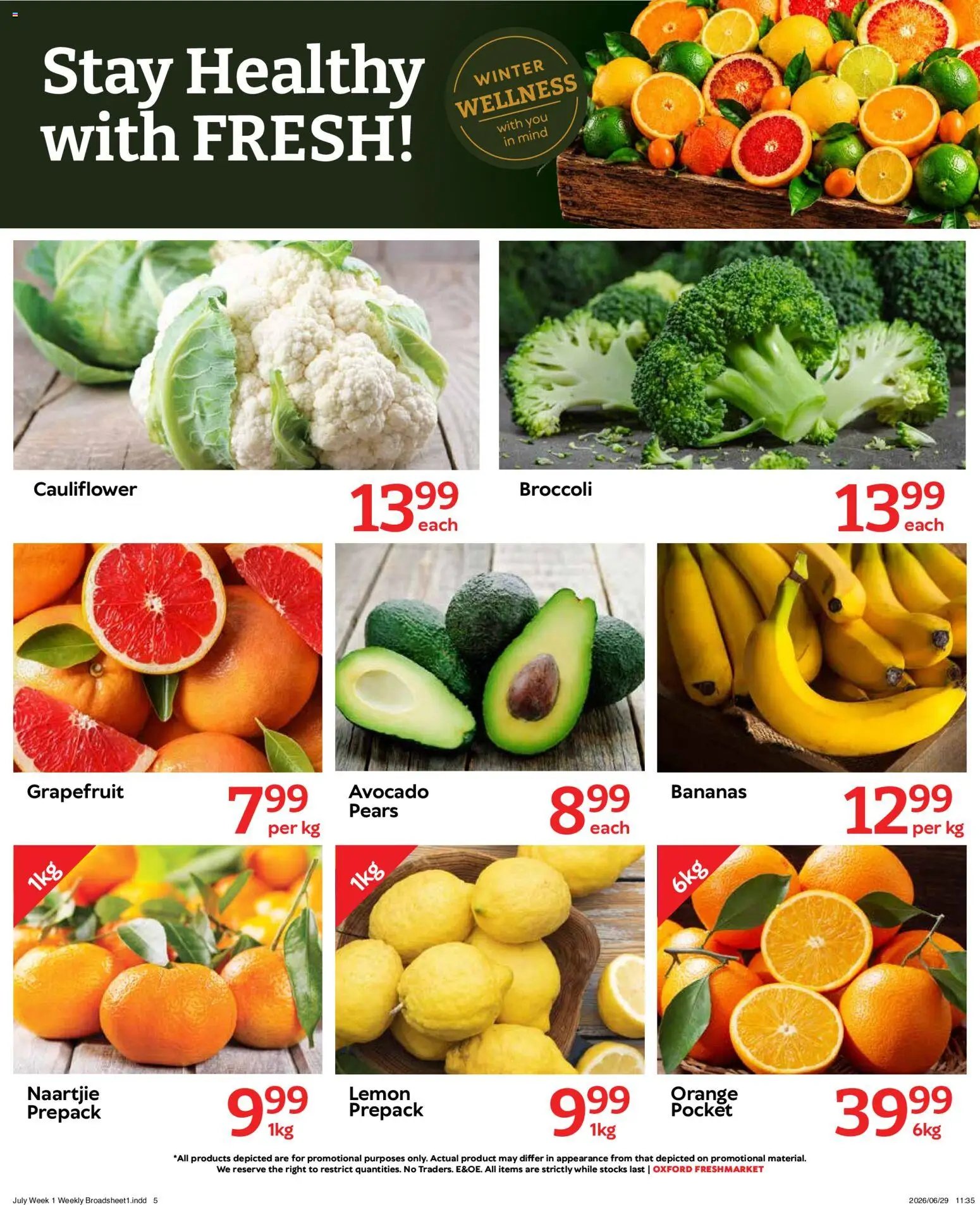 Oxford Freshmarket Specials