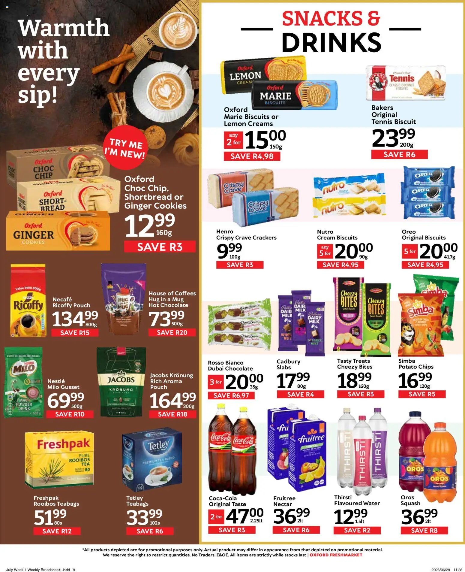 Oxford Freshmarket Specials
