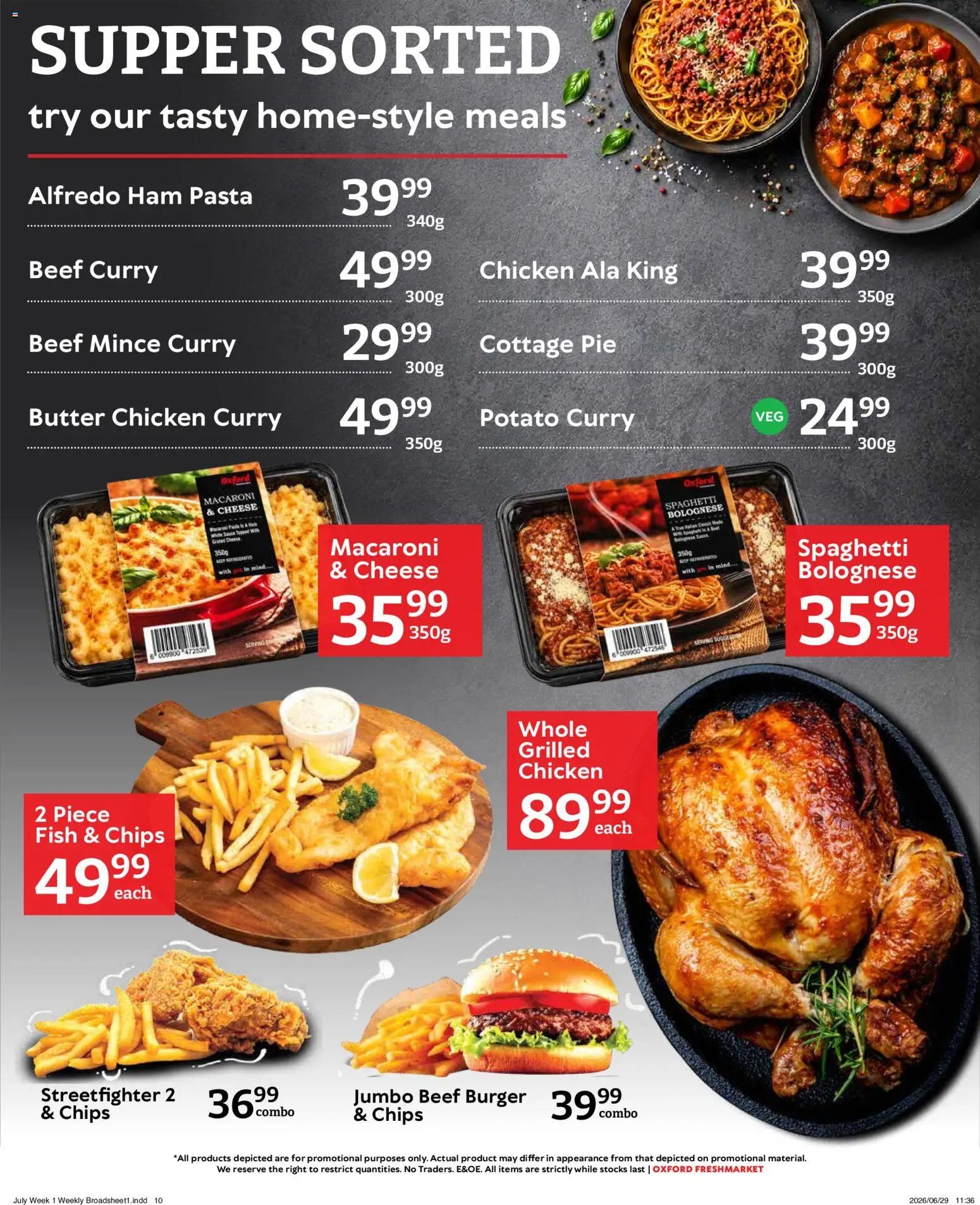 Oxford Freshmarket Specials