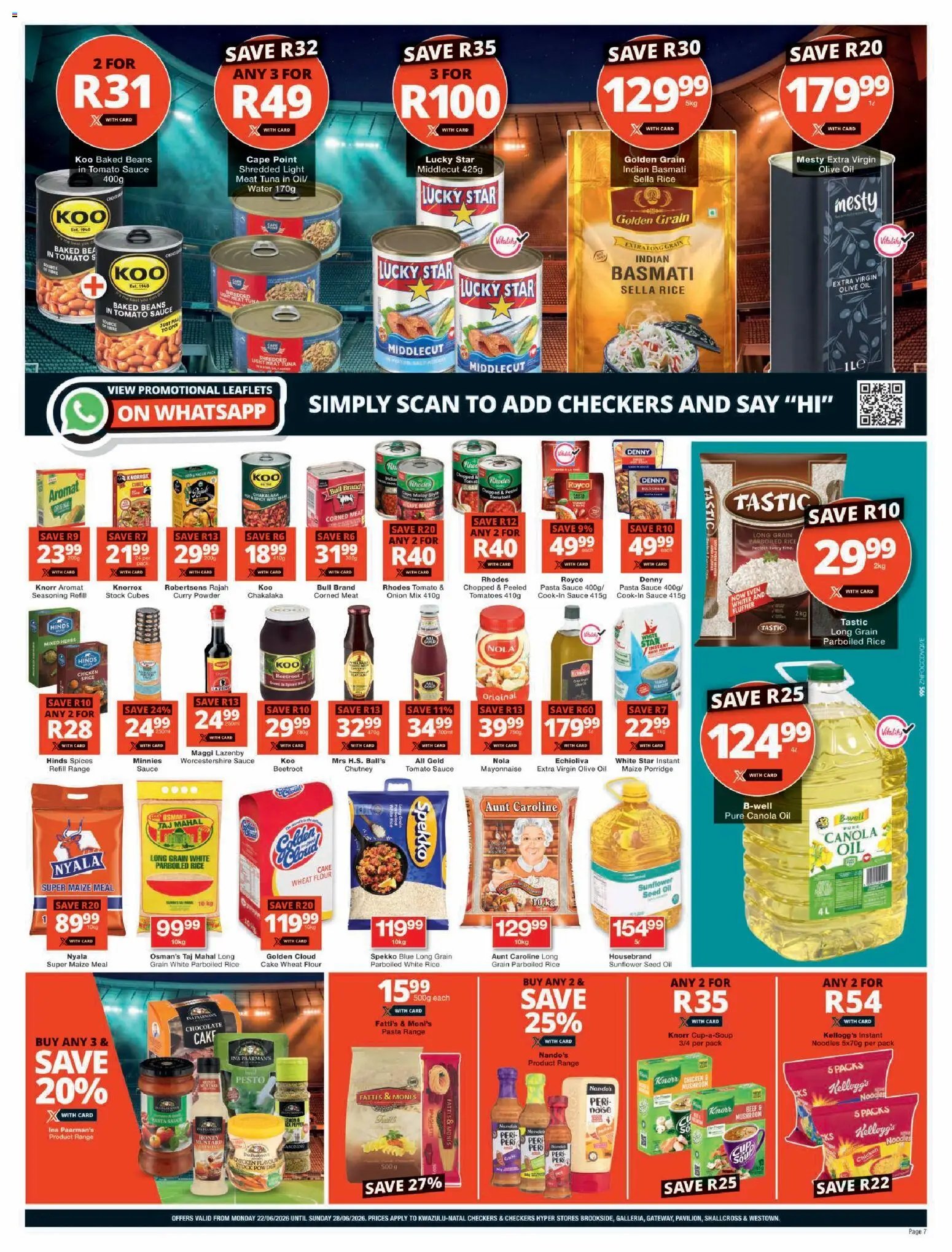 Checkers Specials