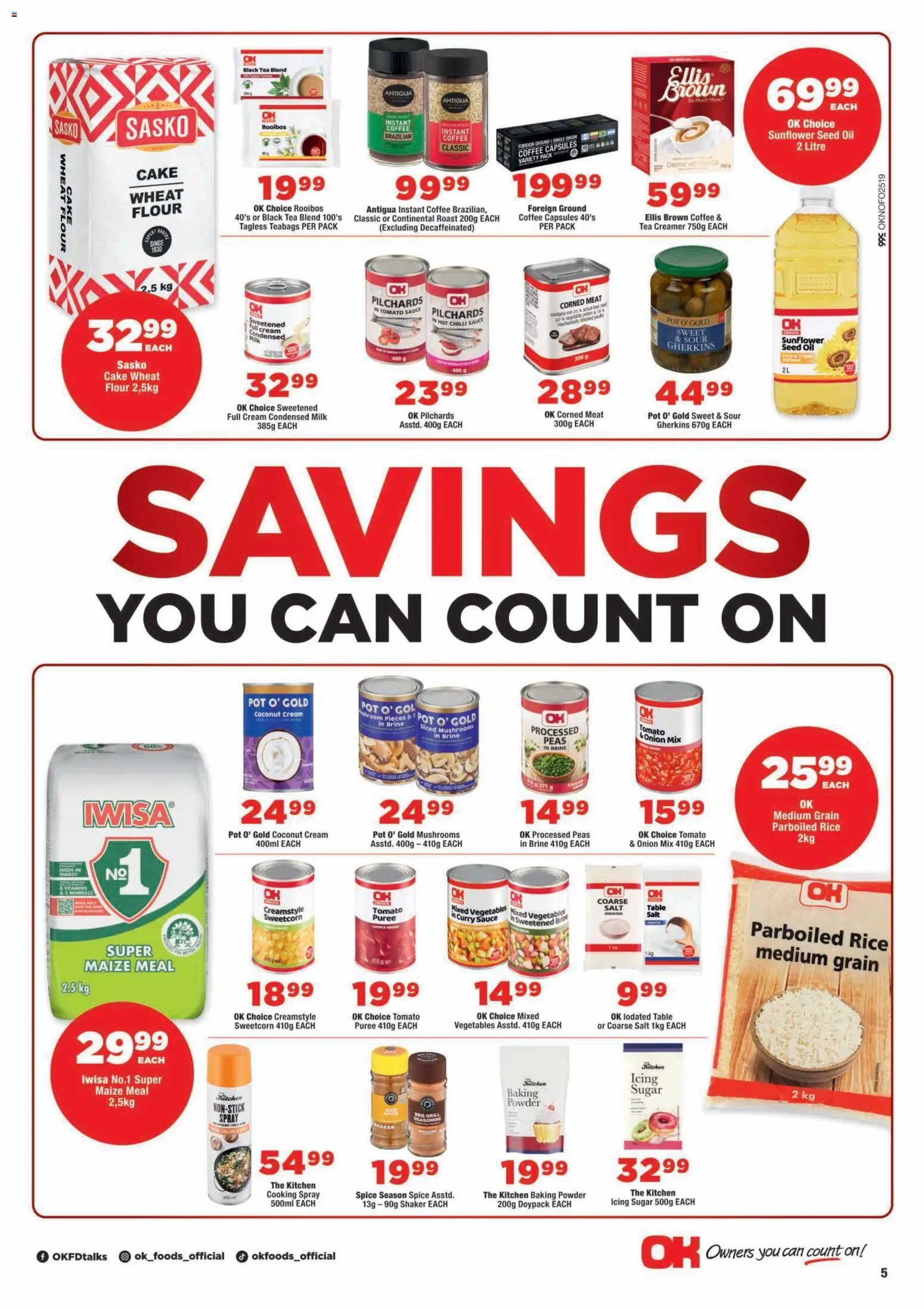 OK Foods - Gauteng - Specials