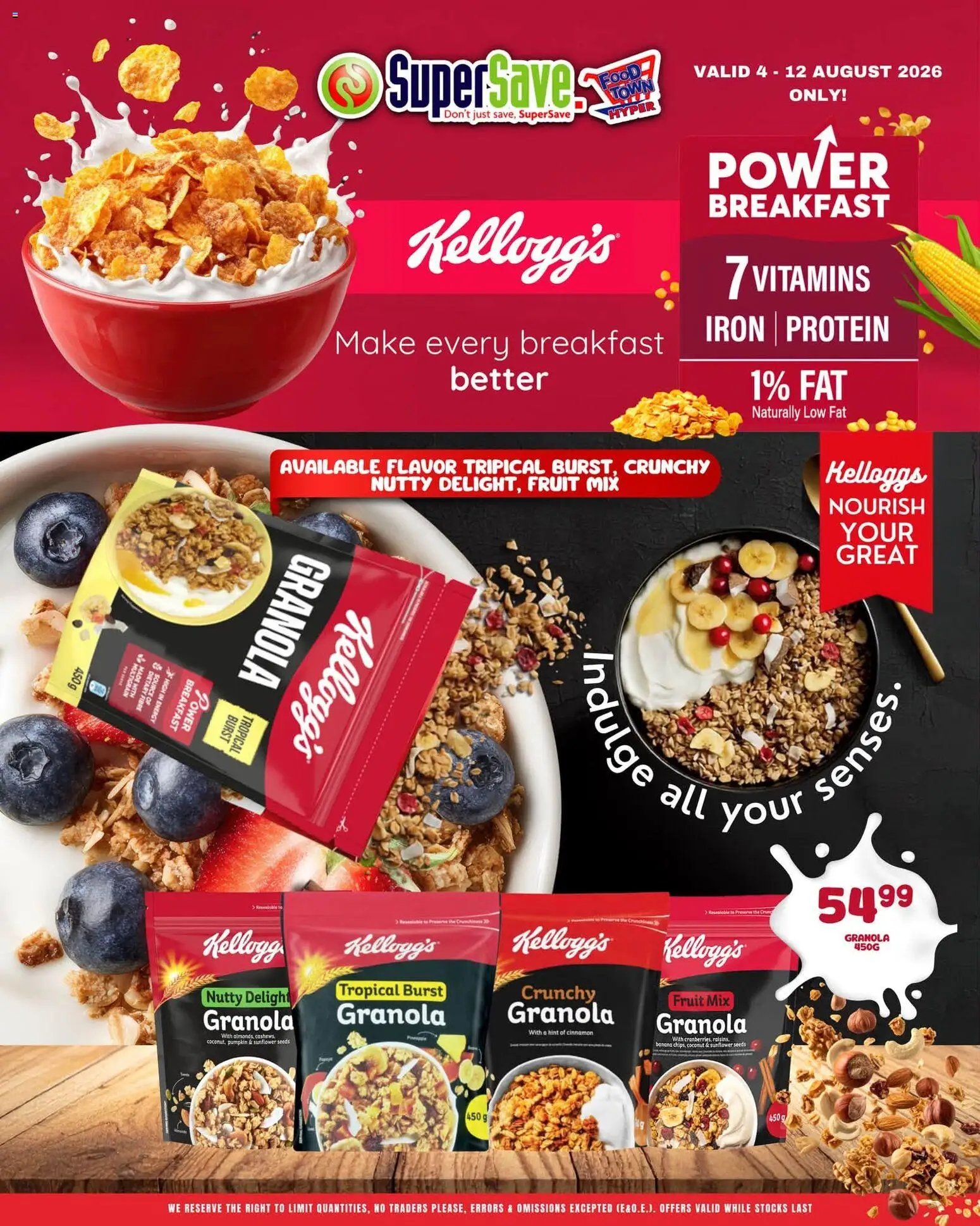 Super Save Kellogg’s cereals