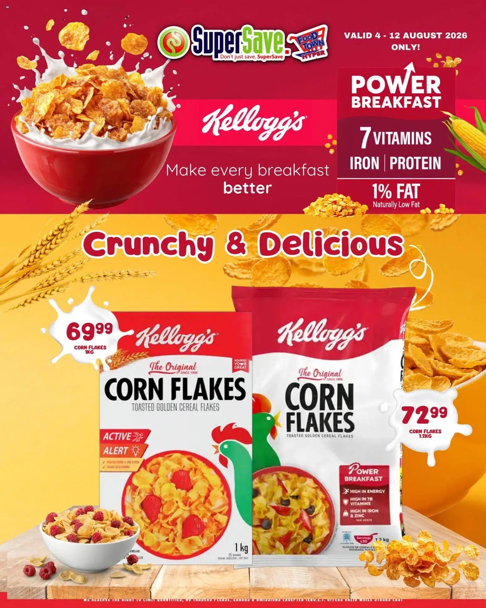 Super Save Kellogg’s cereals