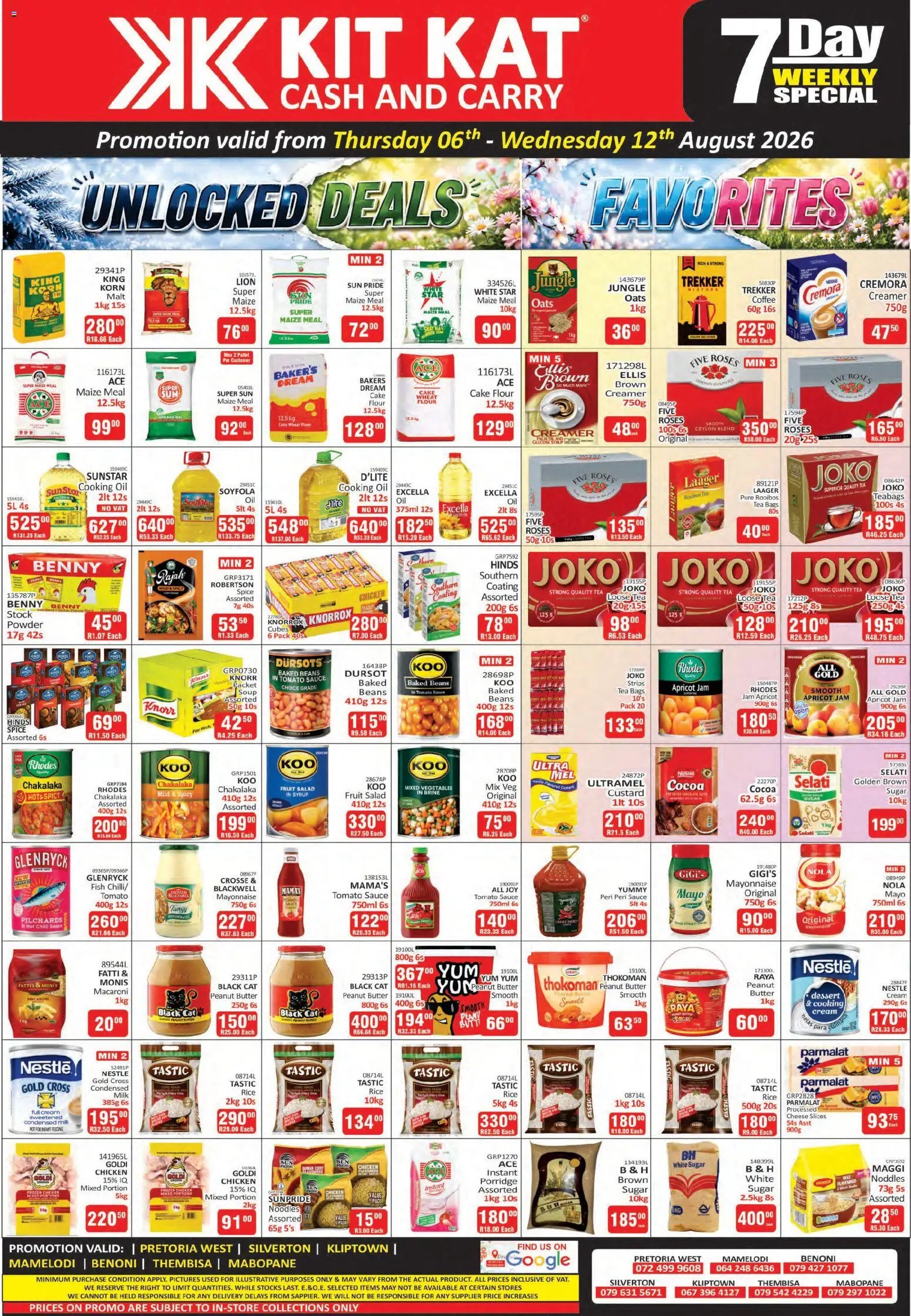 KIT KAT Cash & Carry Specials
