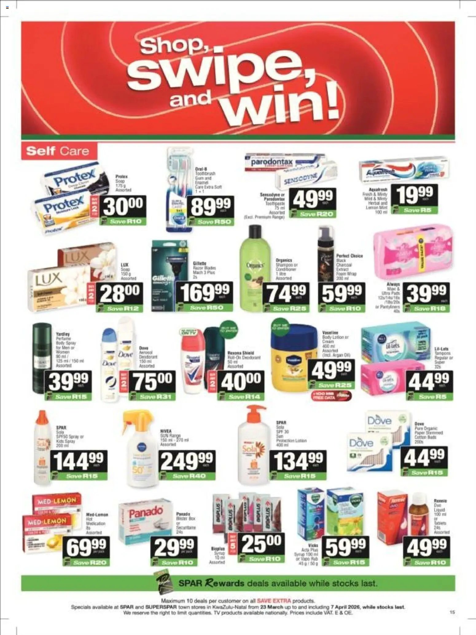 Superspar KwaZulu-Natal - Weekly Specials (2026-03-23 - 2026-04-07) | 15