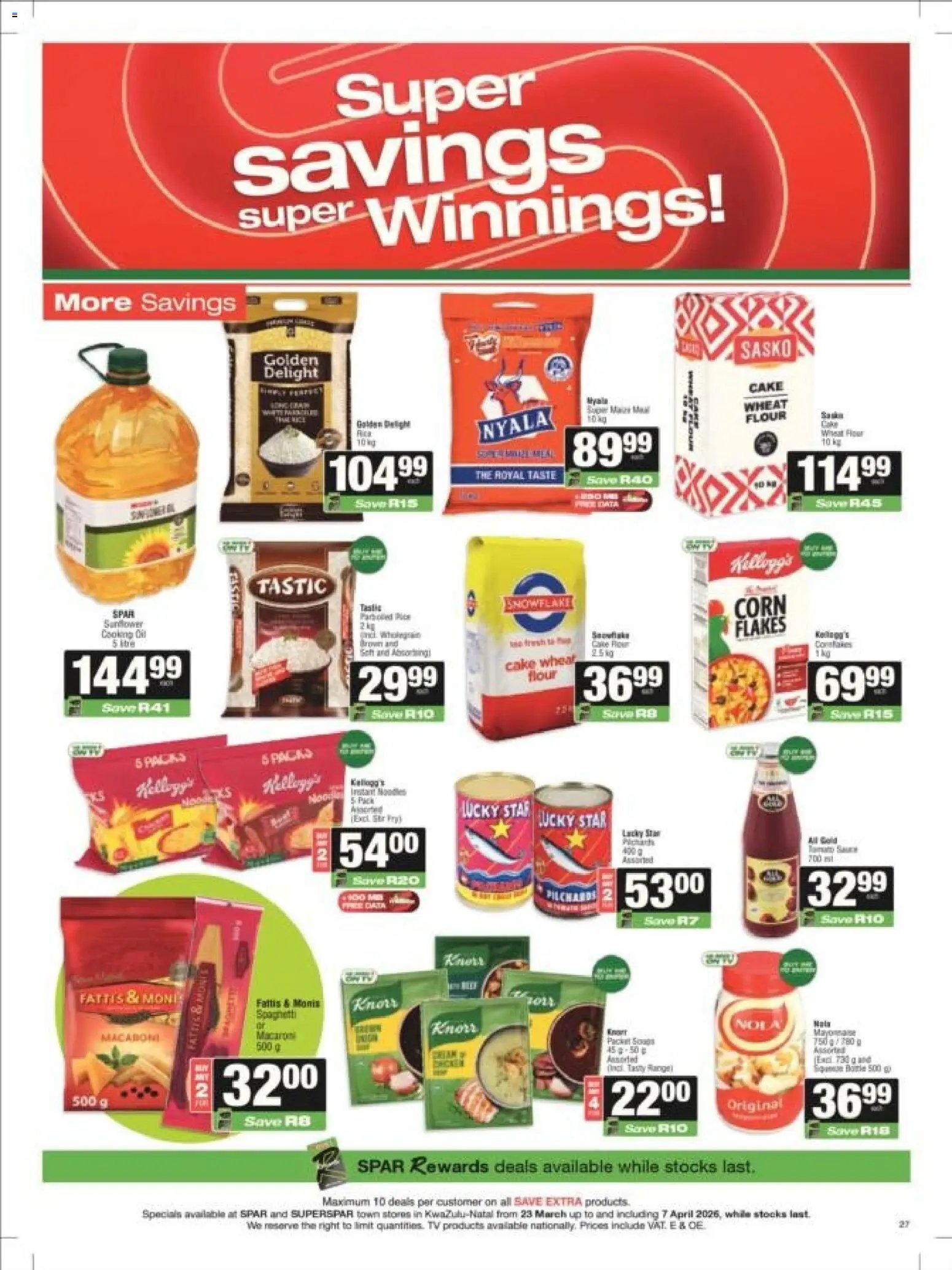Superspar KwaZulu-Natal - Weekly Specials (2026-03-23 - 2026-04-07) | 19