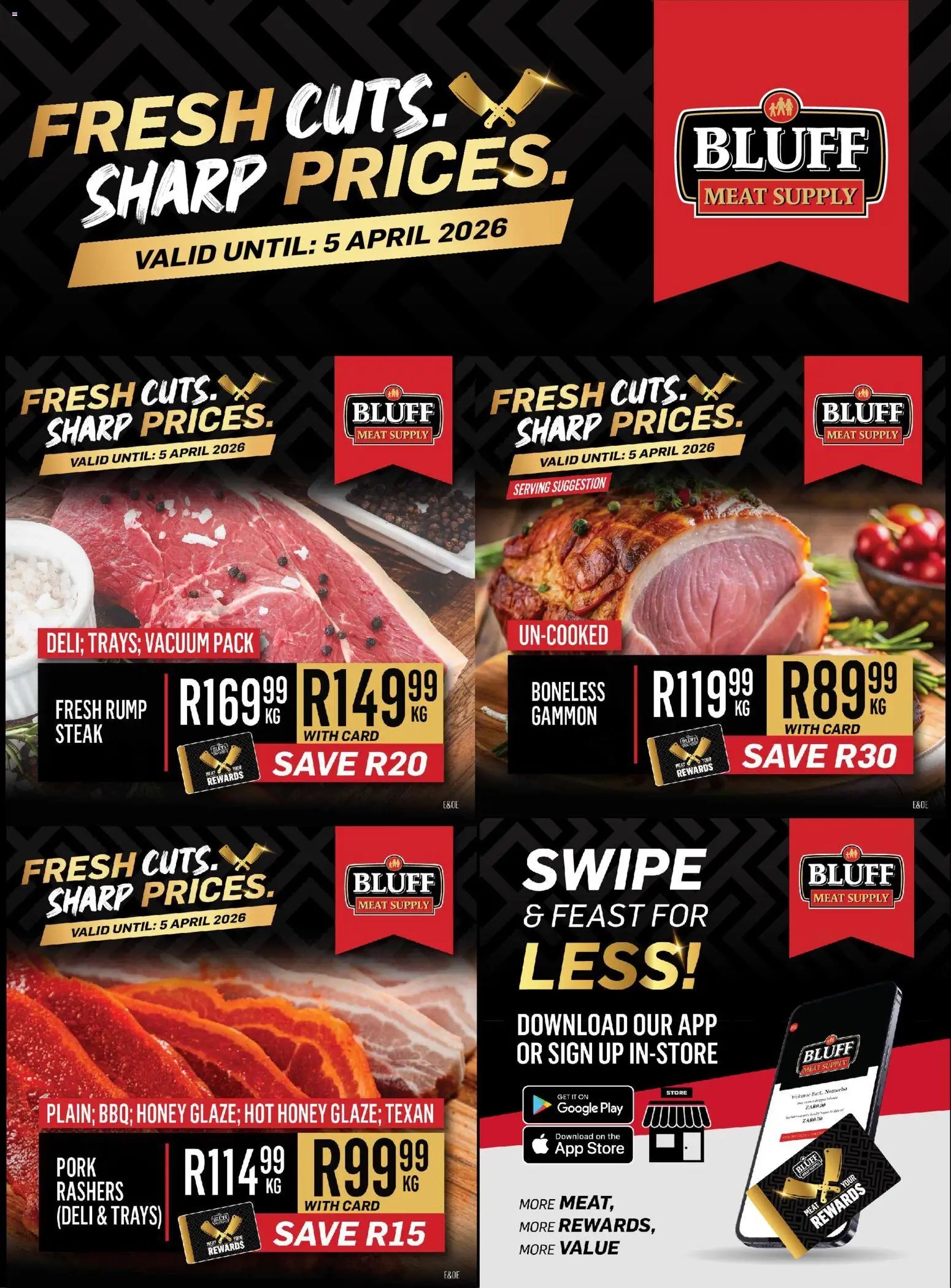 Bluff Meat Supply Supply Fresh Cuts. Sharp Prices. (2026-04-01 - 2026-04-05) | 1