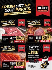 Bluff Meat Supply Supply Fresh Cuts. Sharp Prices. (2026-04-01 - 2026-04-05)