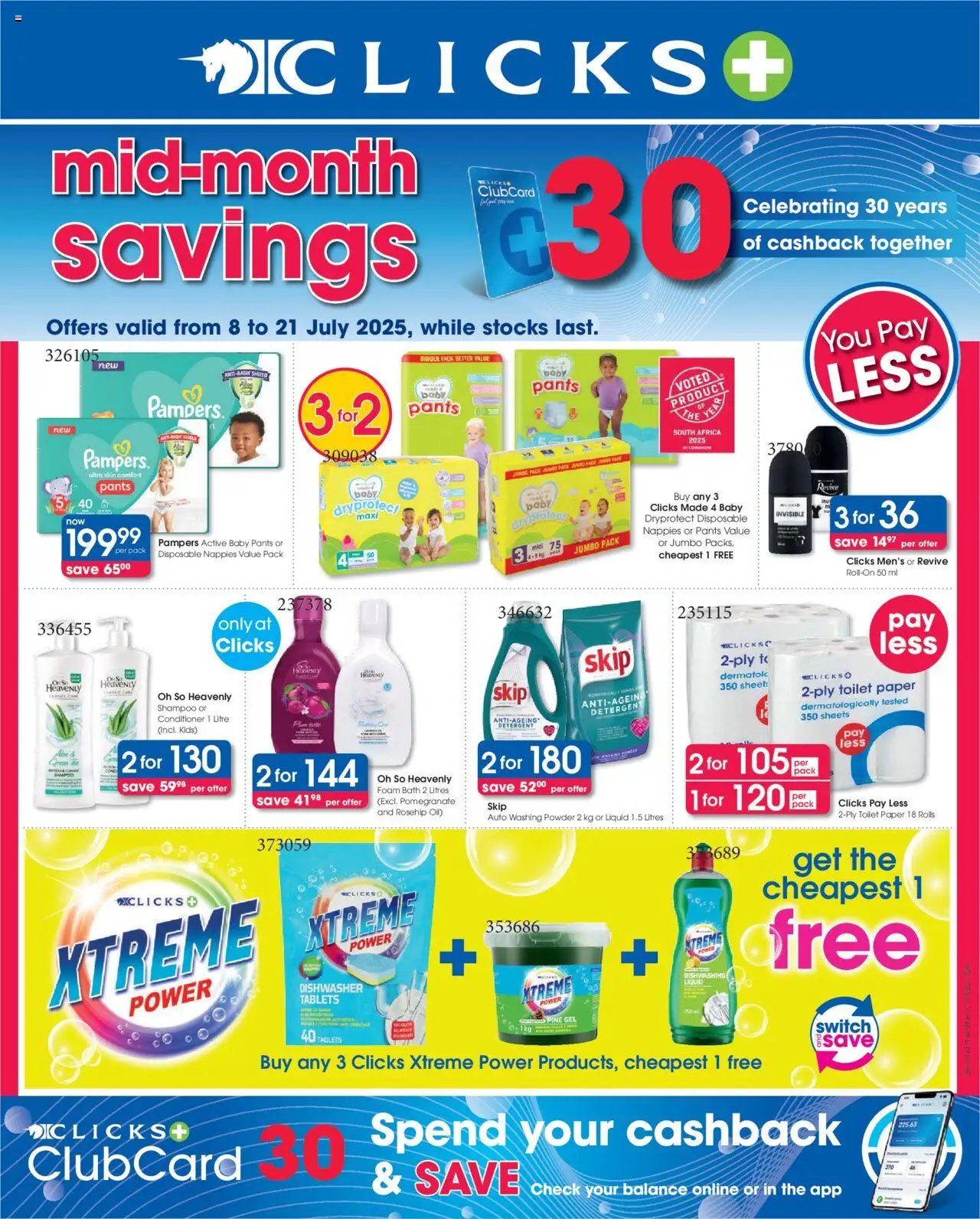 Clicks Specials (2025-07-08 - 2025-07-21) | 1