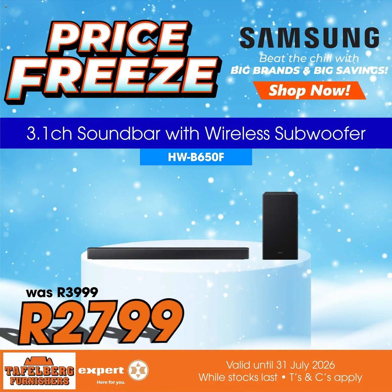 Tafelberg Furnishers Price Freeze