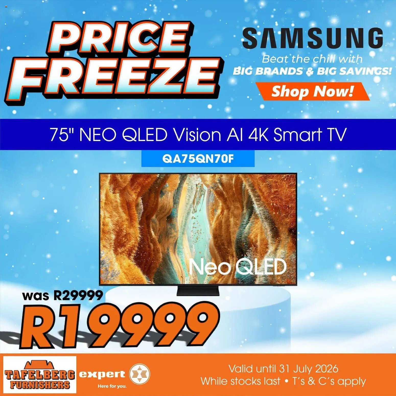 Tafelberg Furnishers Price Freeze