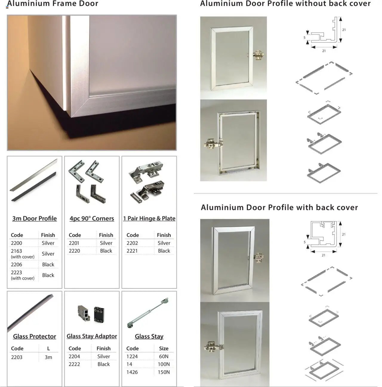 Gelmar - Aluminium Door Frame