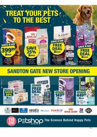 Checkers - Gauteng - Petshop Science Sandton Gate Store Opening (2026-03-26 - 2026-04-12)