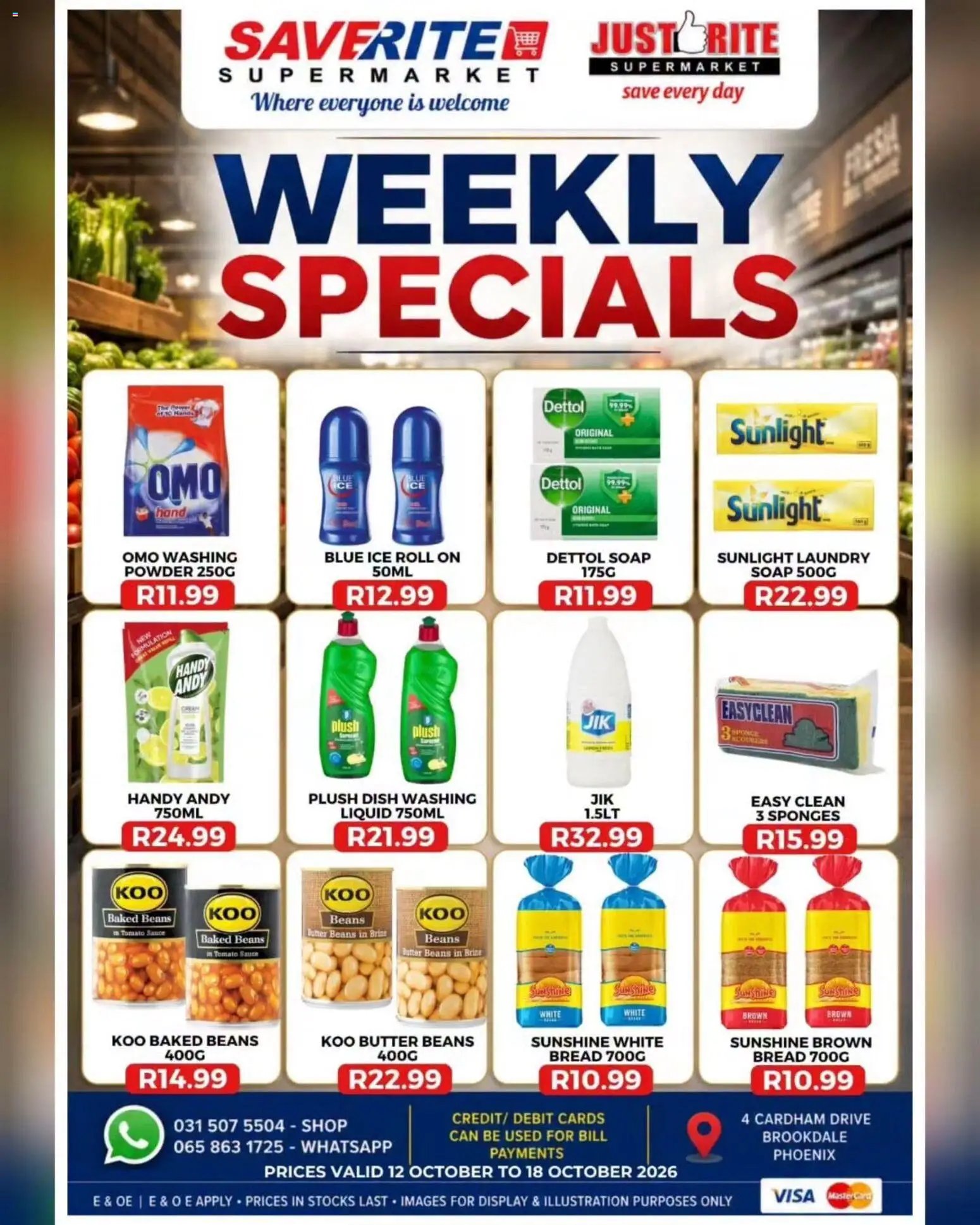Saverite Specials